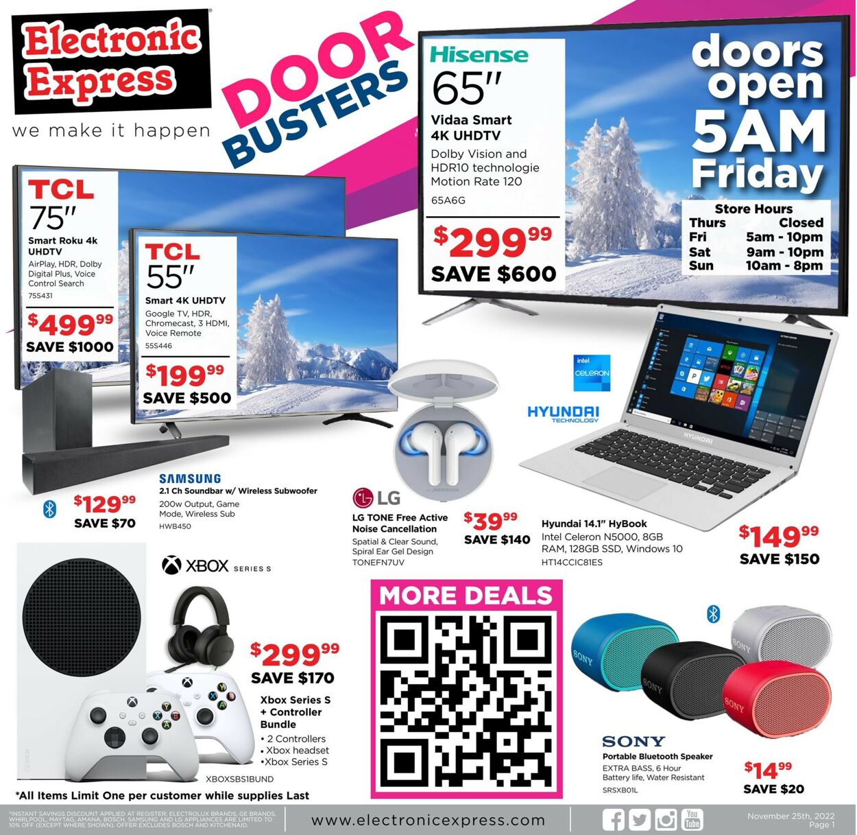 Electronic Express Weekly Ad Circular - valid 11/23-11/26/2022