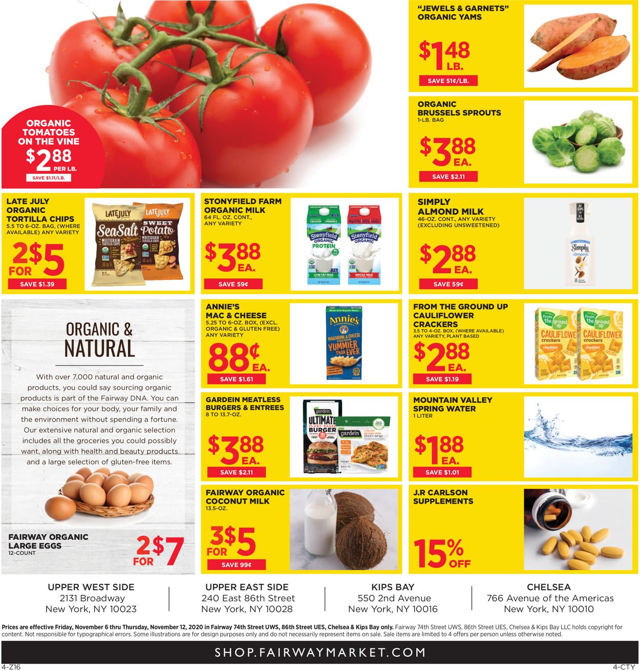Fairway Market Weekly Ad Circular - valid 11/06-11/12/2020 (Page 4)