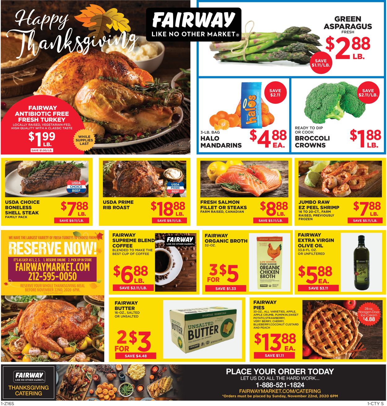 Fairway Market - Thanksgiving 2020 Weekly Ad Circular - valid 11/20-11/26/2020