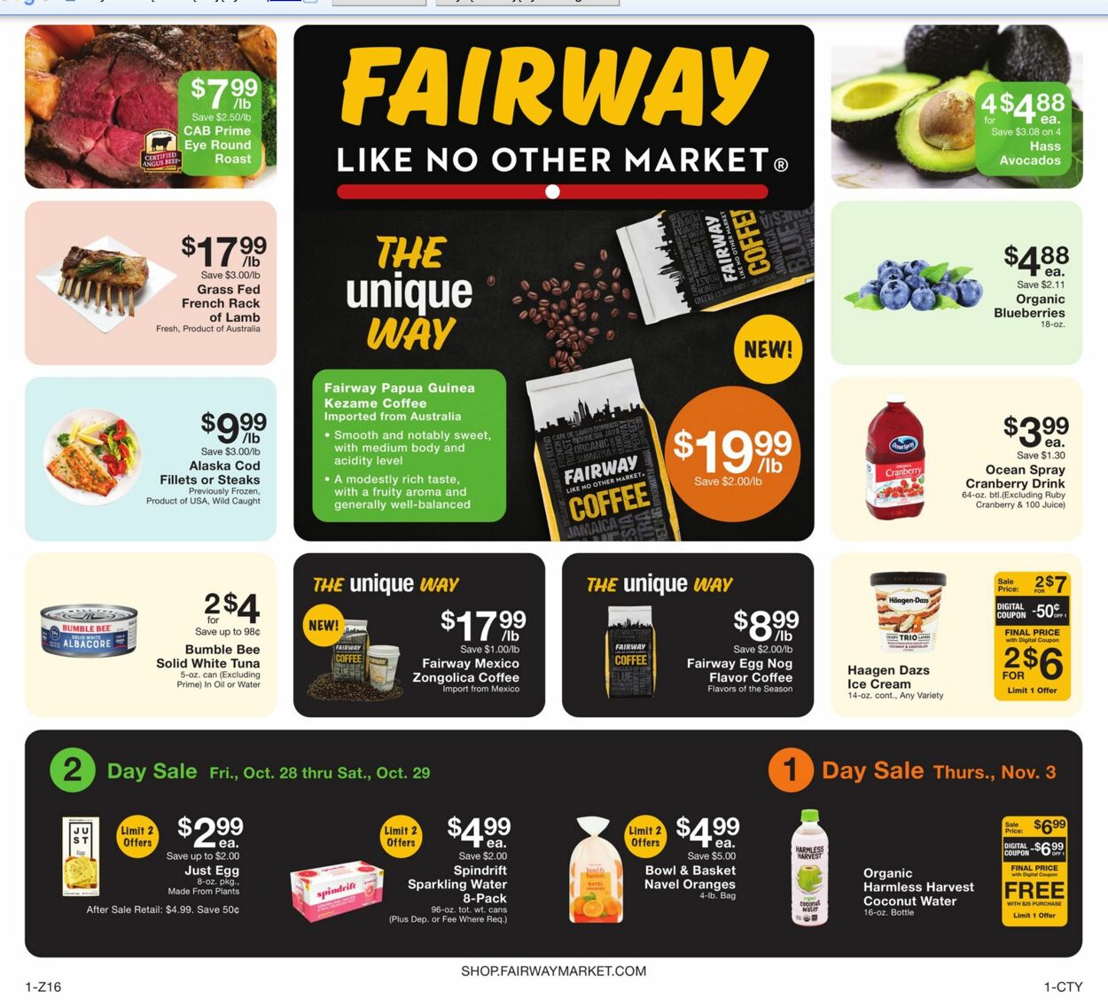 Fairway Market Weekly Ad Circular - valid 11/04-11/10/2022