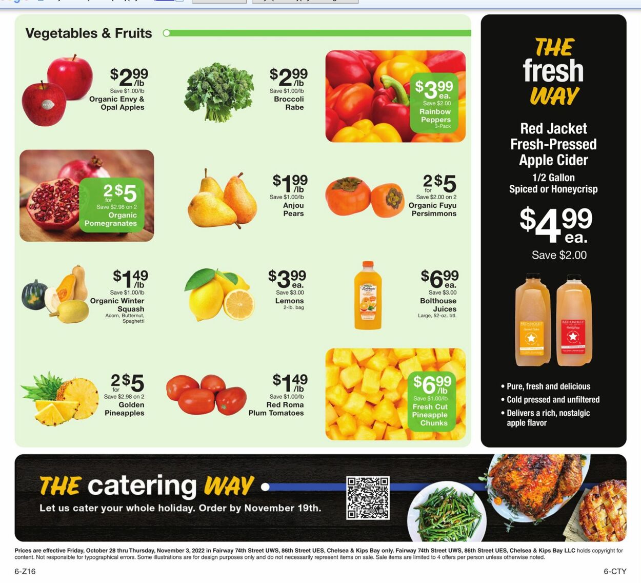 Fairway Market Weekly Ad Circular - valid 11/04-11/10/2022 (Page 6)