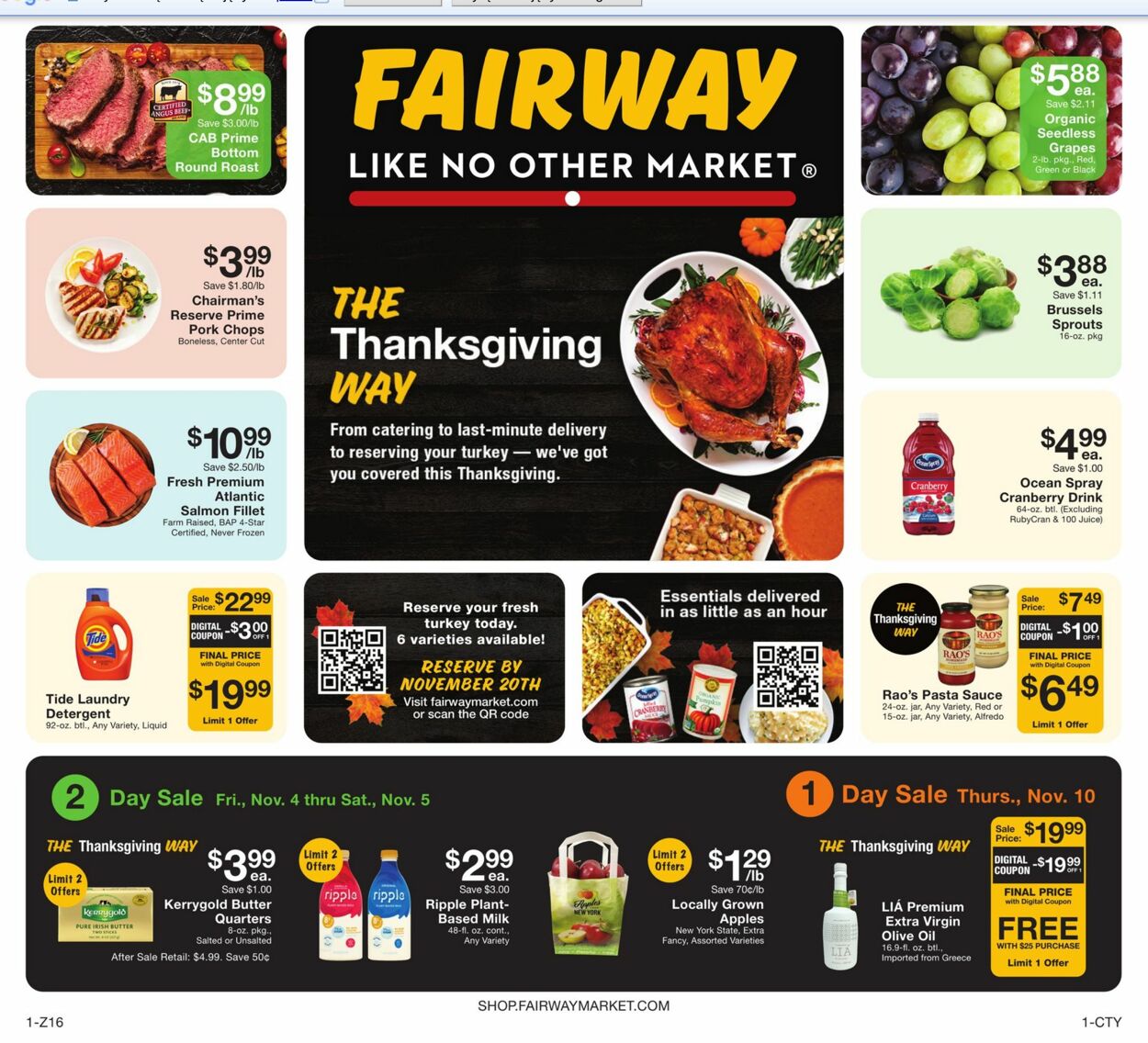 Fairway Market Weekly Ad Circular - valid 11/11-11/17/2022