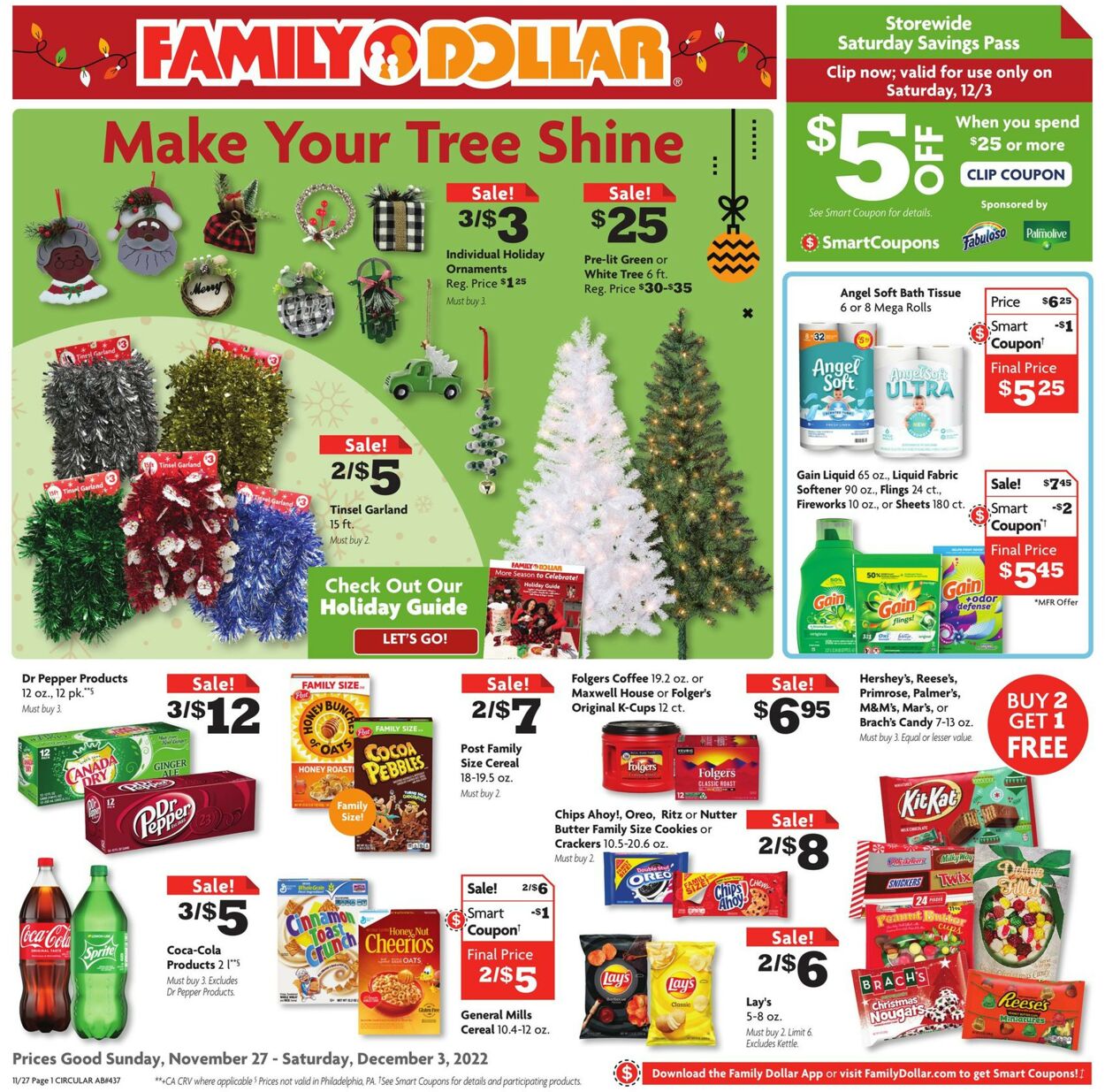 Family Dollar Weekly Ad Circular - valid 11/27-12/03/2022