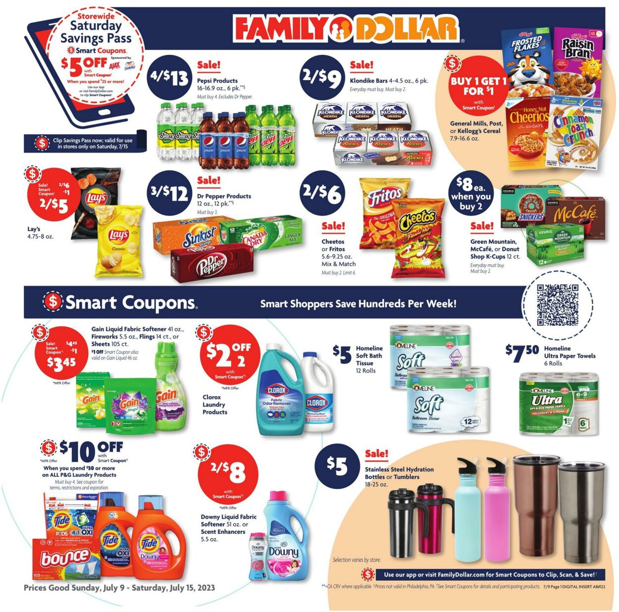 Family Dollar Weekly Ad Circular - valid 07/09-07/15/2023