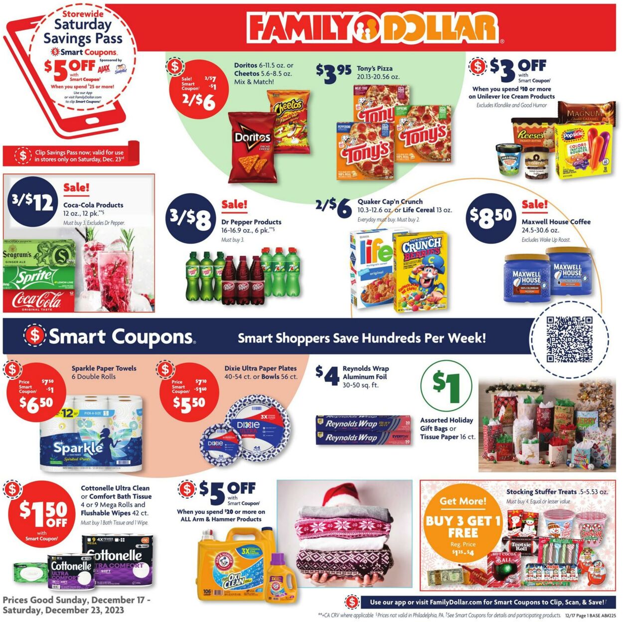Family Dollar Weekly Ad Circular - valid 12/17-12/23/2023