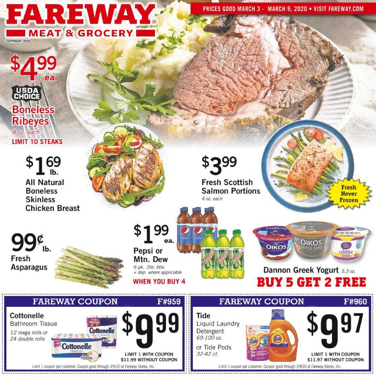 Fareway Weekly Ad Circular - valid 03/03-03/09/2020