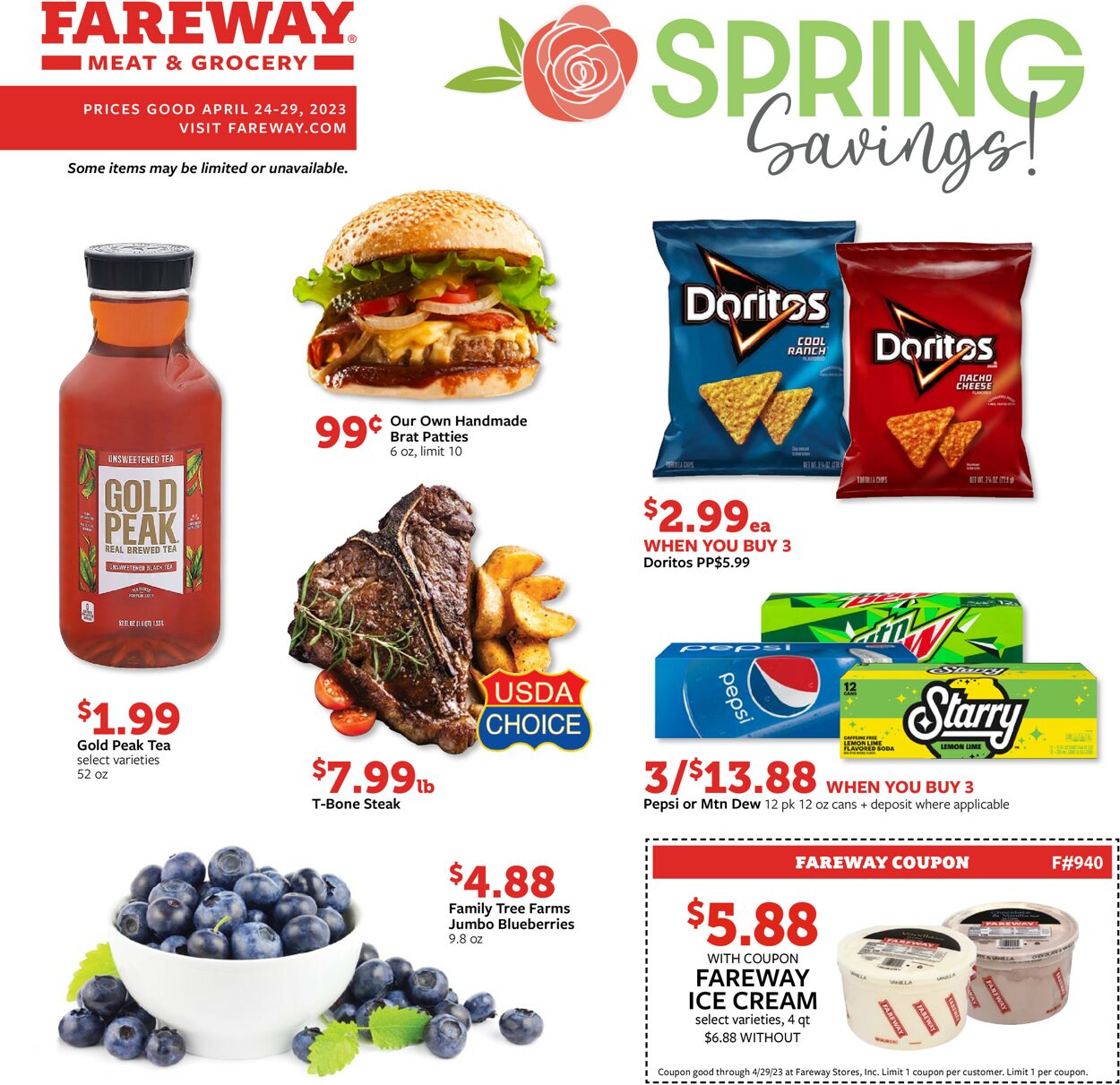 Fareway Weekly Ad Circular - valid 04/23-04/29/2023