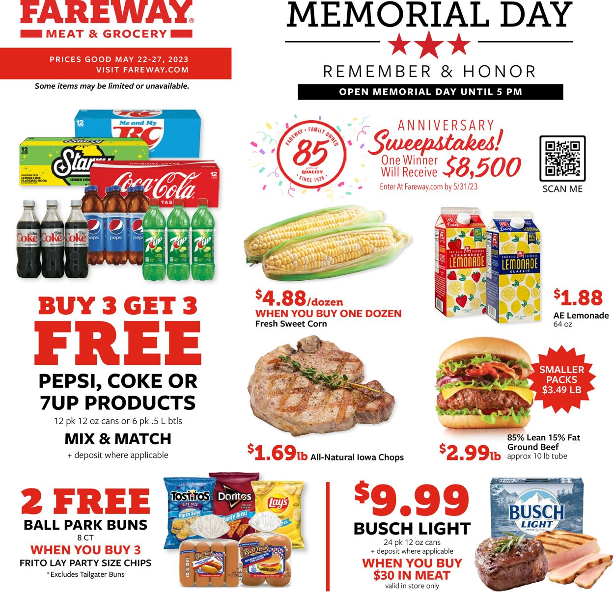 Fareway Weekly Ad Circular - valid 05/21-05/27/2023