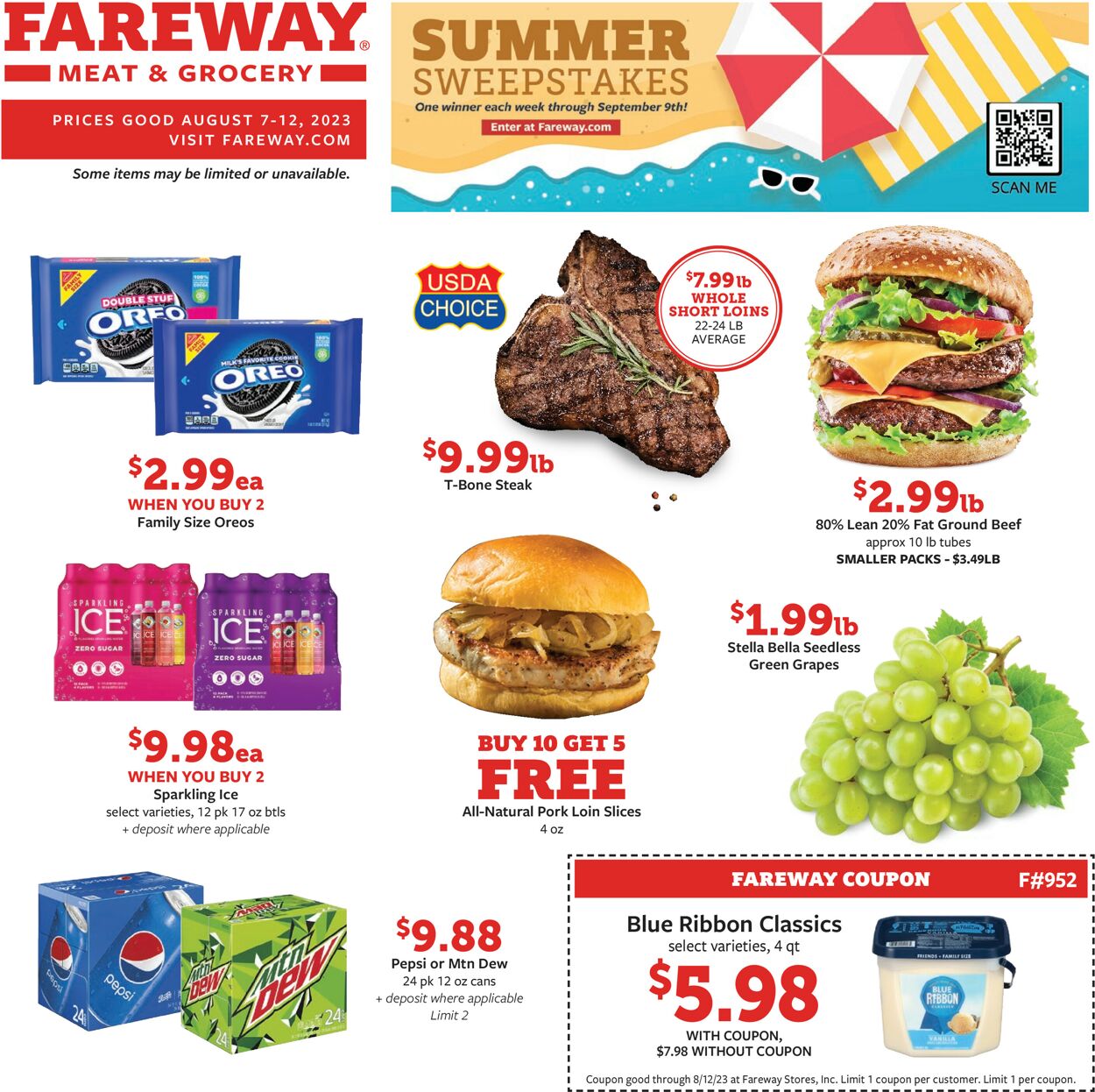 Fareway Weekly Ad Circular - valid 08/06-08/12/2023