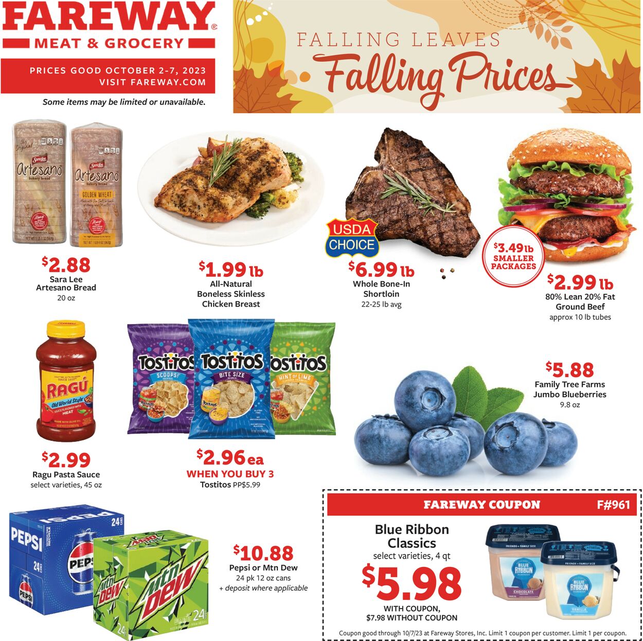 Fareway Weekly Ad Circular - valid 10/01-10/07/2023