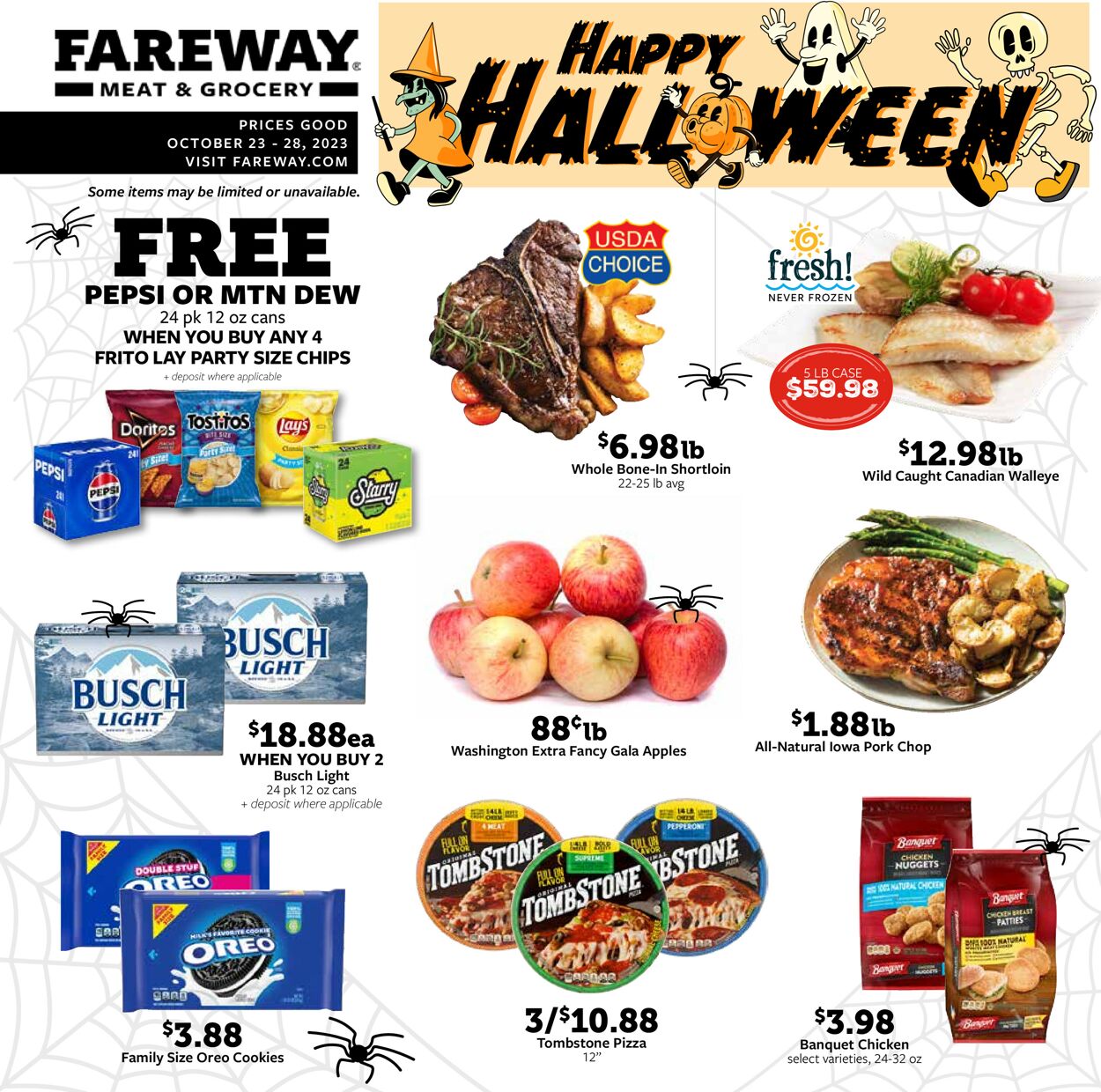 Fareway Weekly Ad Circular - valid 10/22-10/28/2023