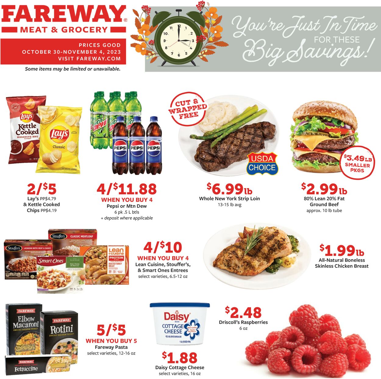 Fareway Weekly Ad Circular - valid 10/29-11/04/2023