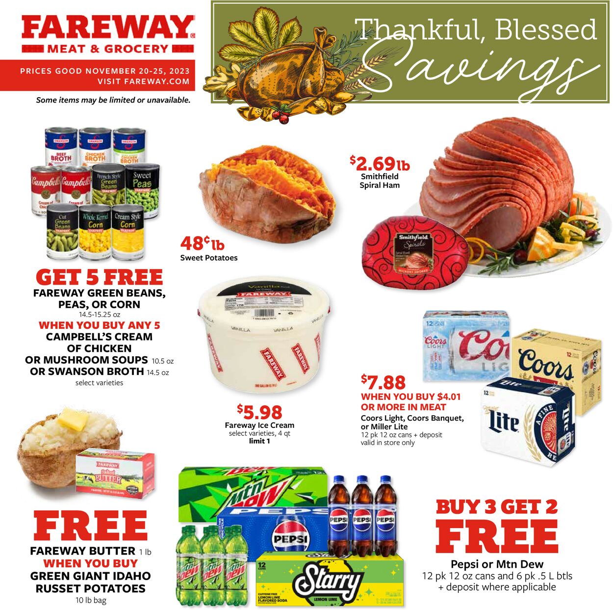 Fareway Weekly Ad Circular - valid 11/19-11/25/2023