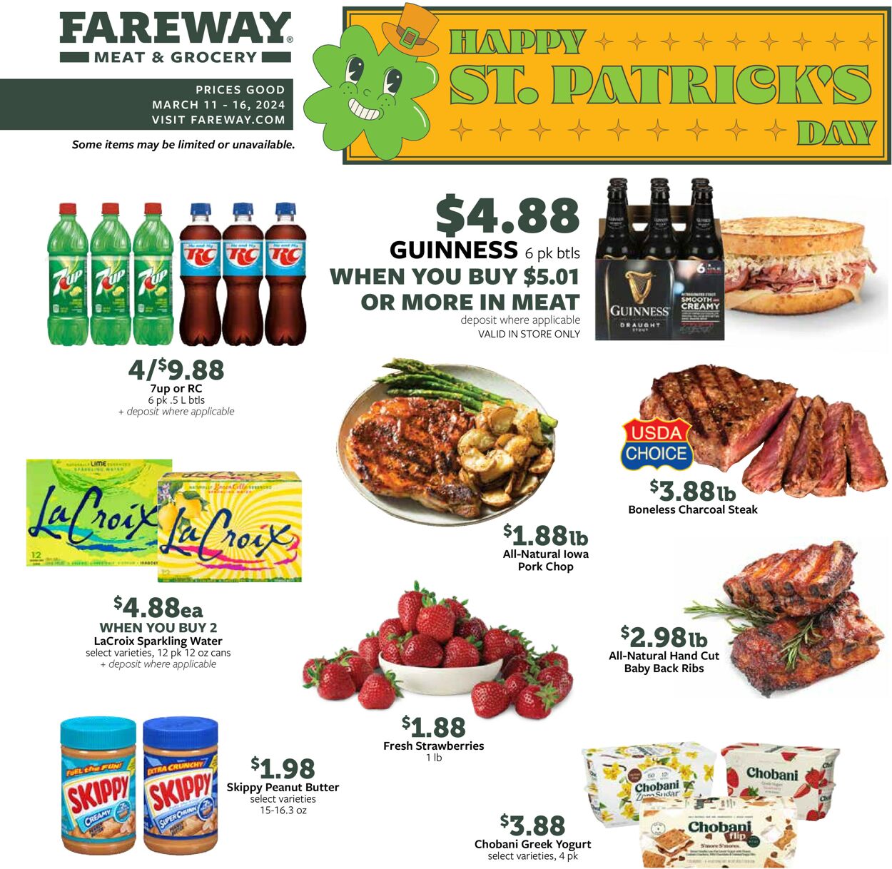 Fareway Weekly Ad Circular - valid 03/10-03/16/2024