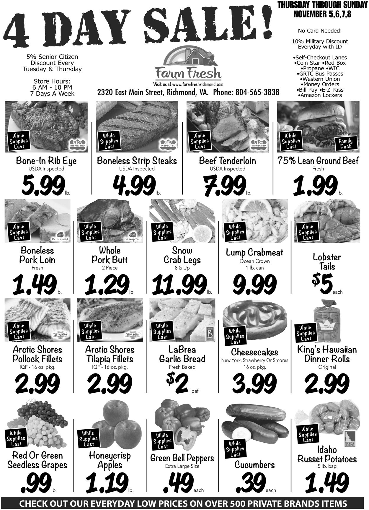 Farm Fresh Weekly Ad Circular - valid 10/28-11/03/2020 (Page 3)