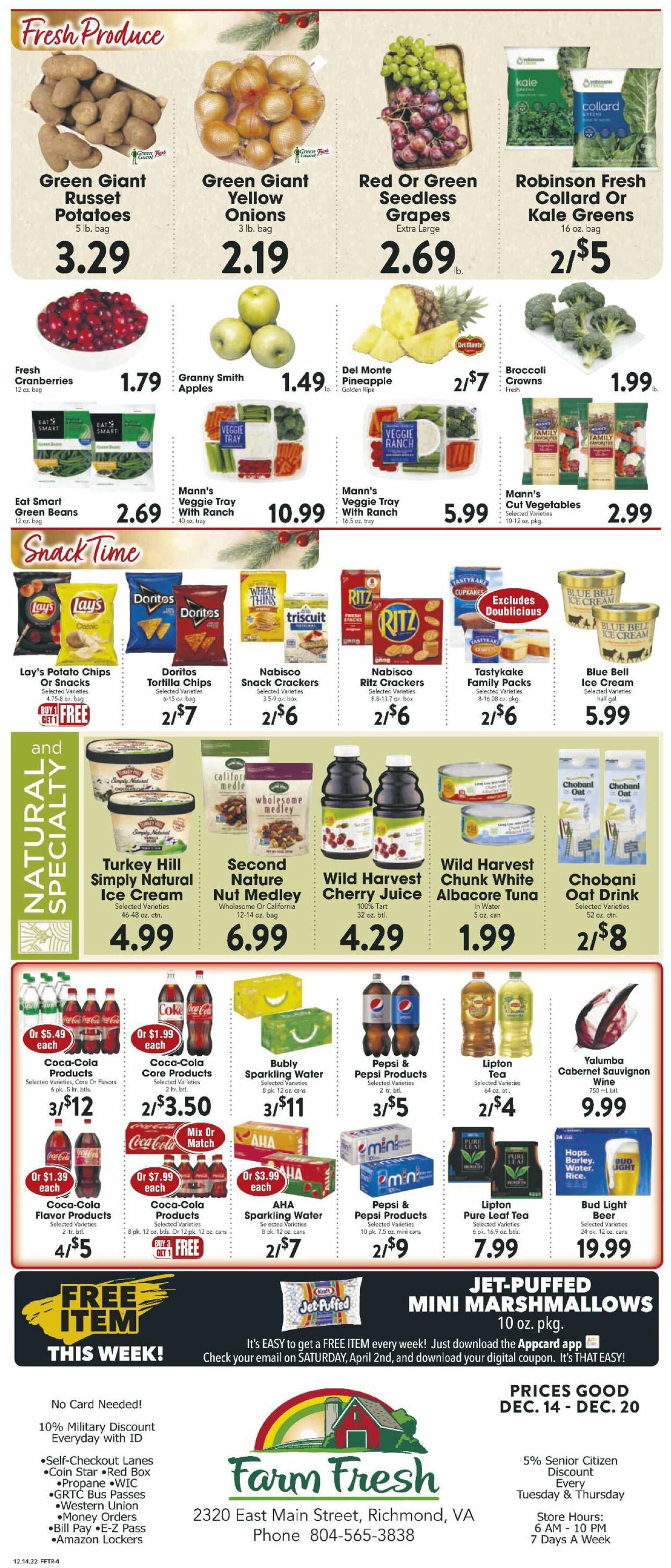 Farm Fresh Weekly Ad Circular - valid 12/14-12/20/2022 (Page 4)