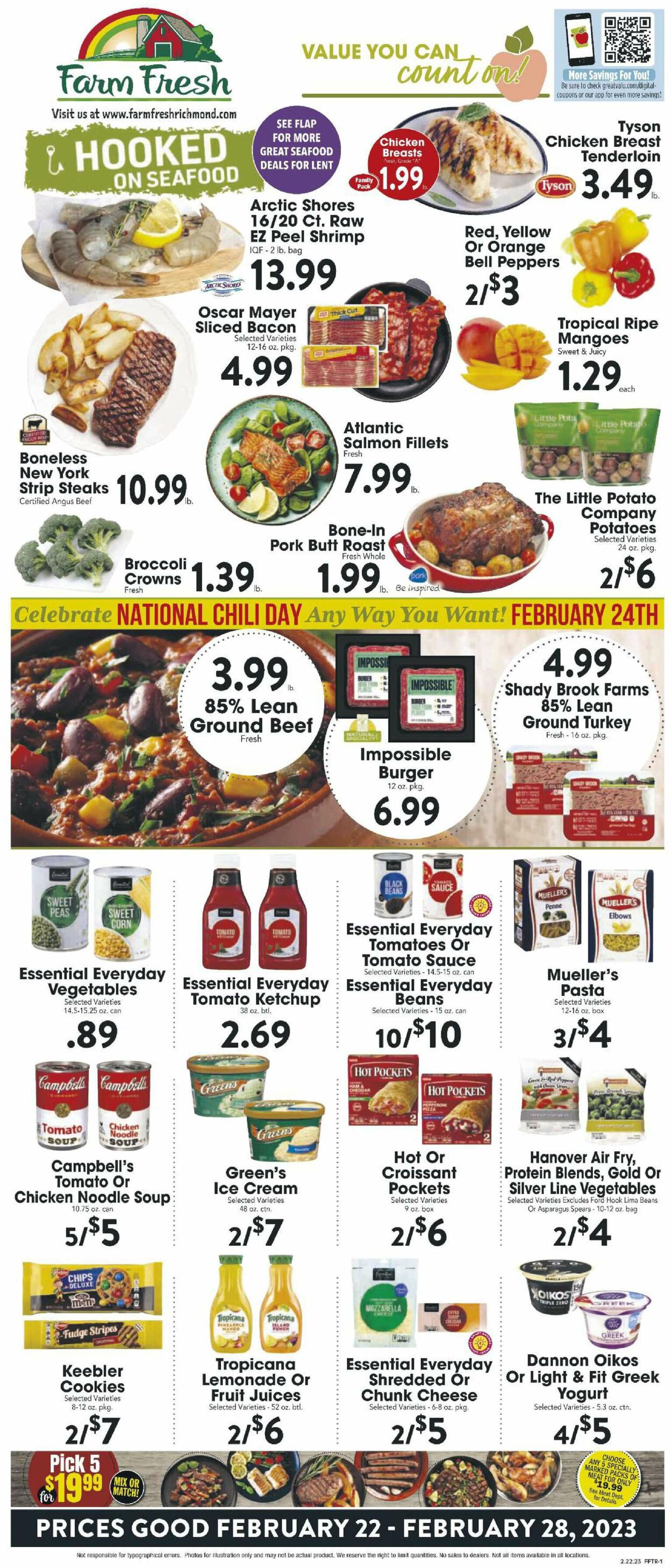 Farm Fresh Weekly Ad Circular - valid 02/22-02/28/2023