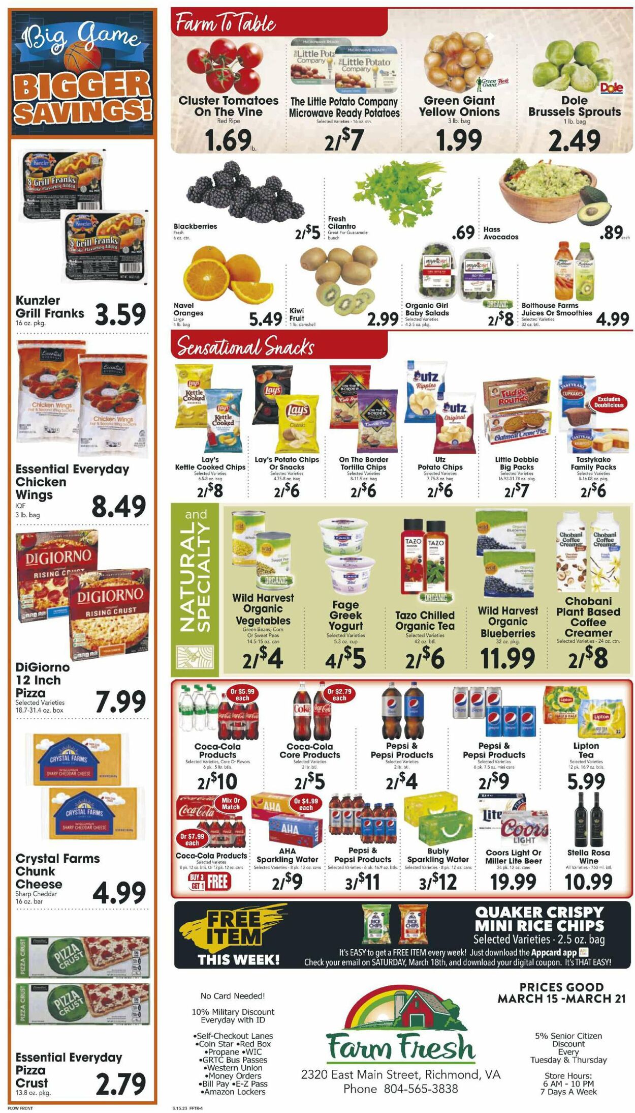 Farm Fresh Weekly Ad Circular - valid 03/15-03/21/2023 (Page 4)