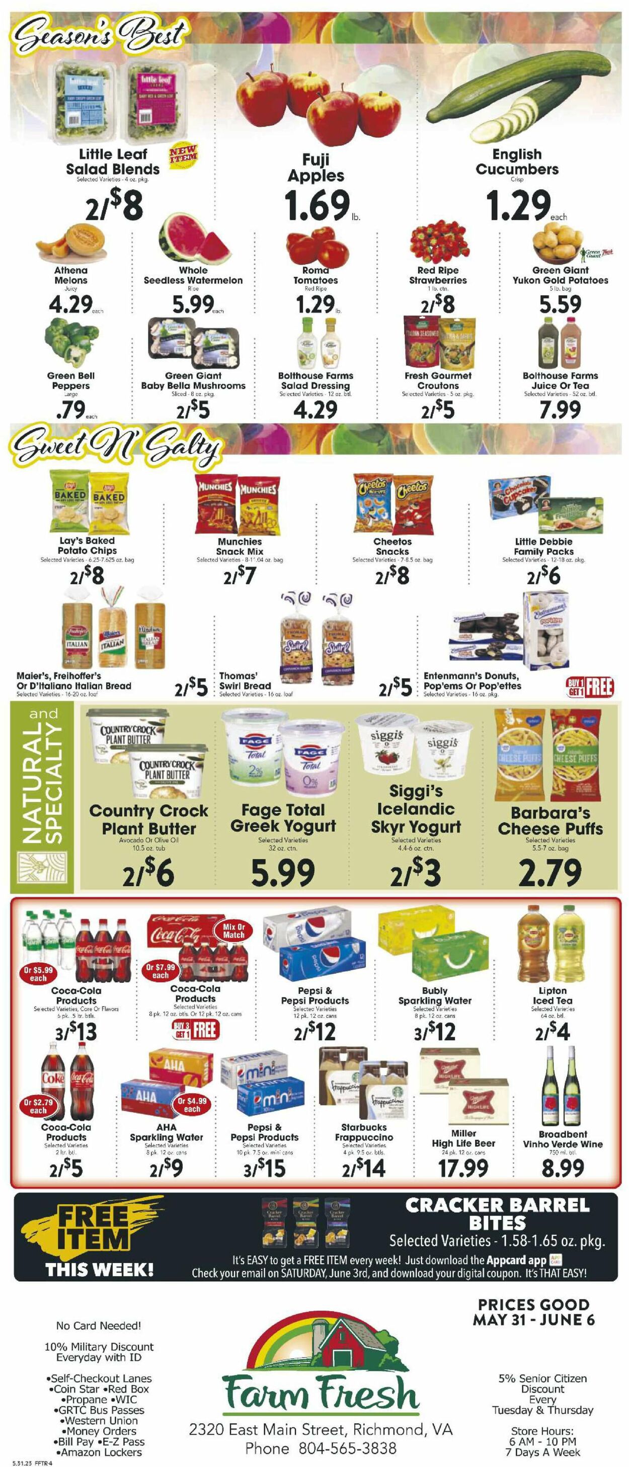 Farm Fresh Weekly Ad Circular - valid 05/31-06/06/2023 (Page 4)