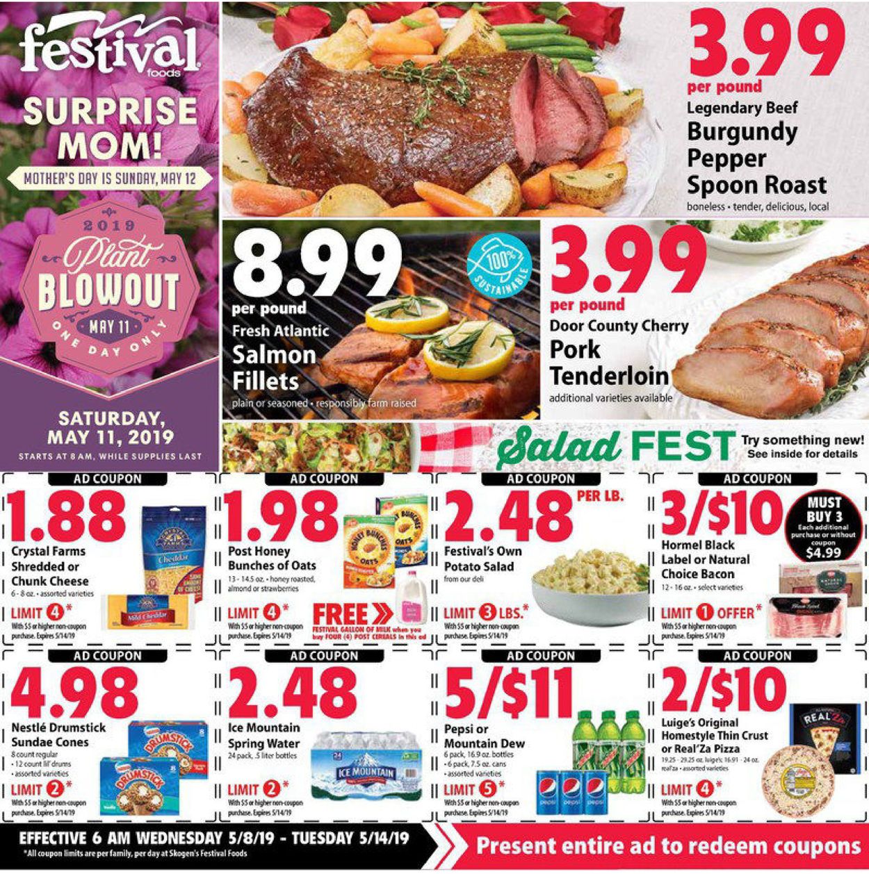 Festival Foods Weekly Ad Circular - valid 05/08-05/14/2019