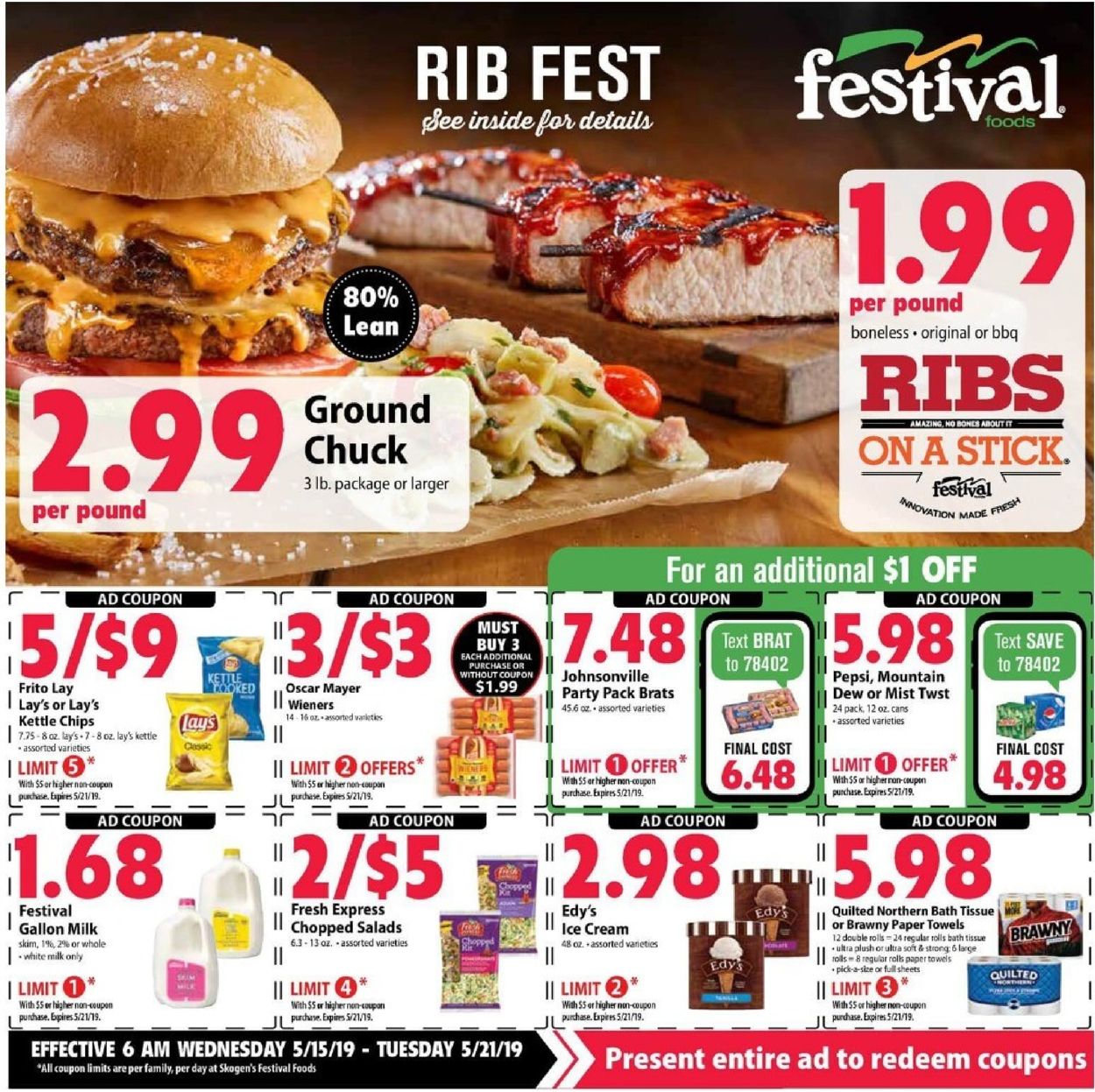 Festival Foods Weekly Ad Circular - valid 05/15-05/21/2019