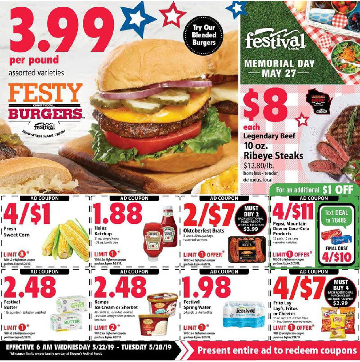 Festival Foods Weekly Ad Circular - valid 05/22-05/28/2019