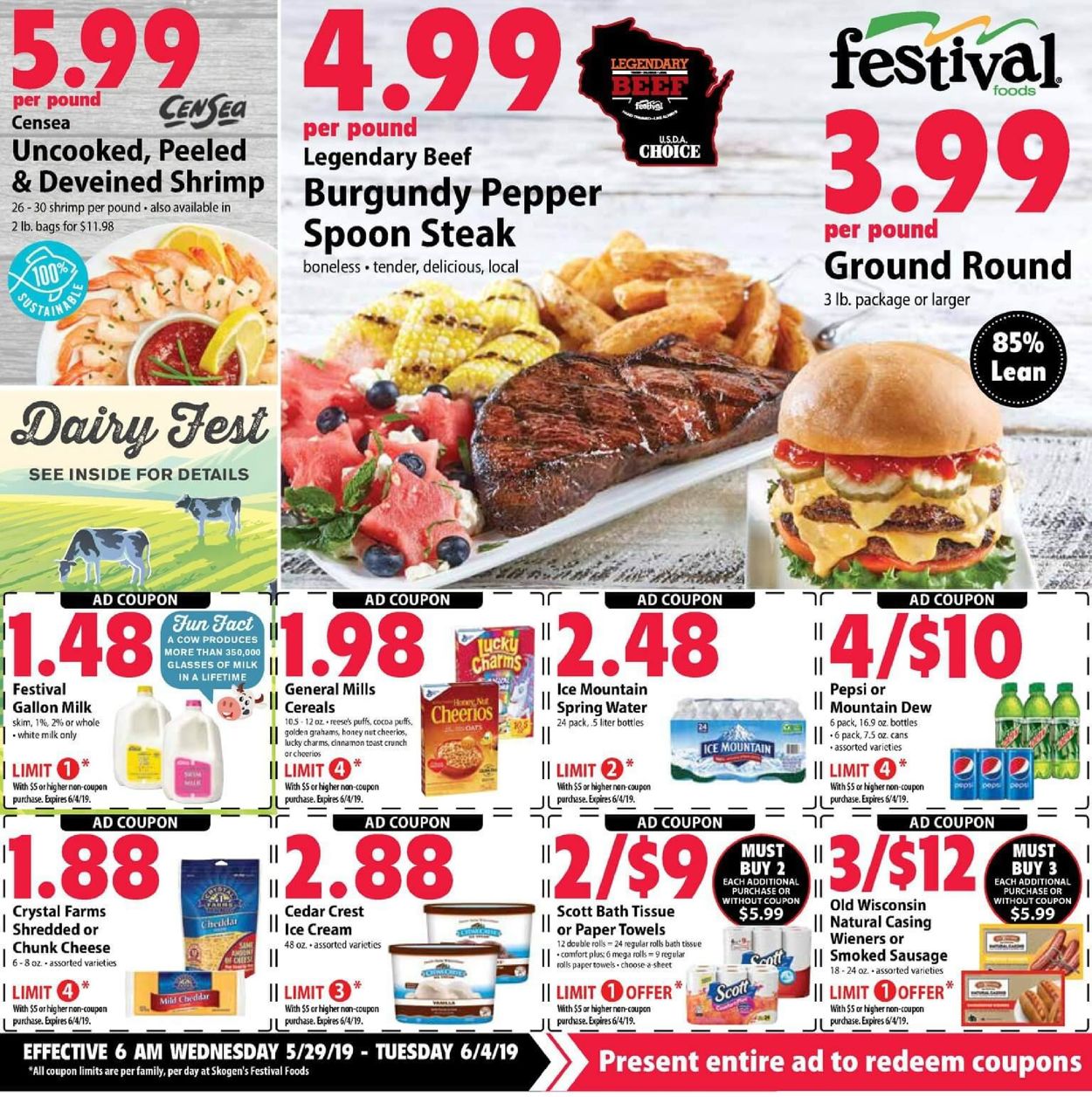 Festival Foods Weekly Ad Circular - valid 05/29-06/04/2019