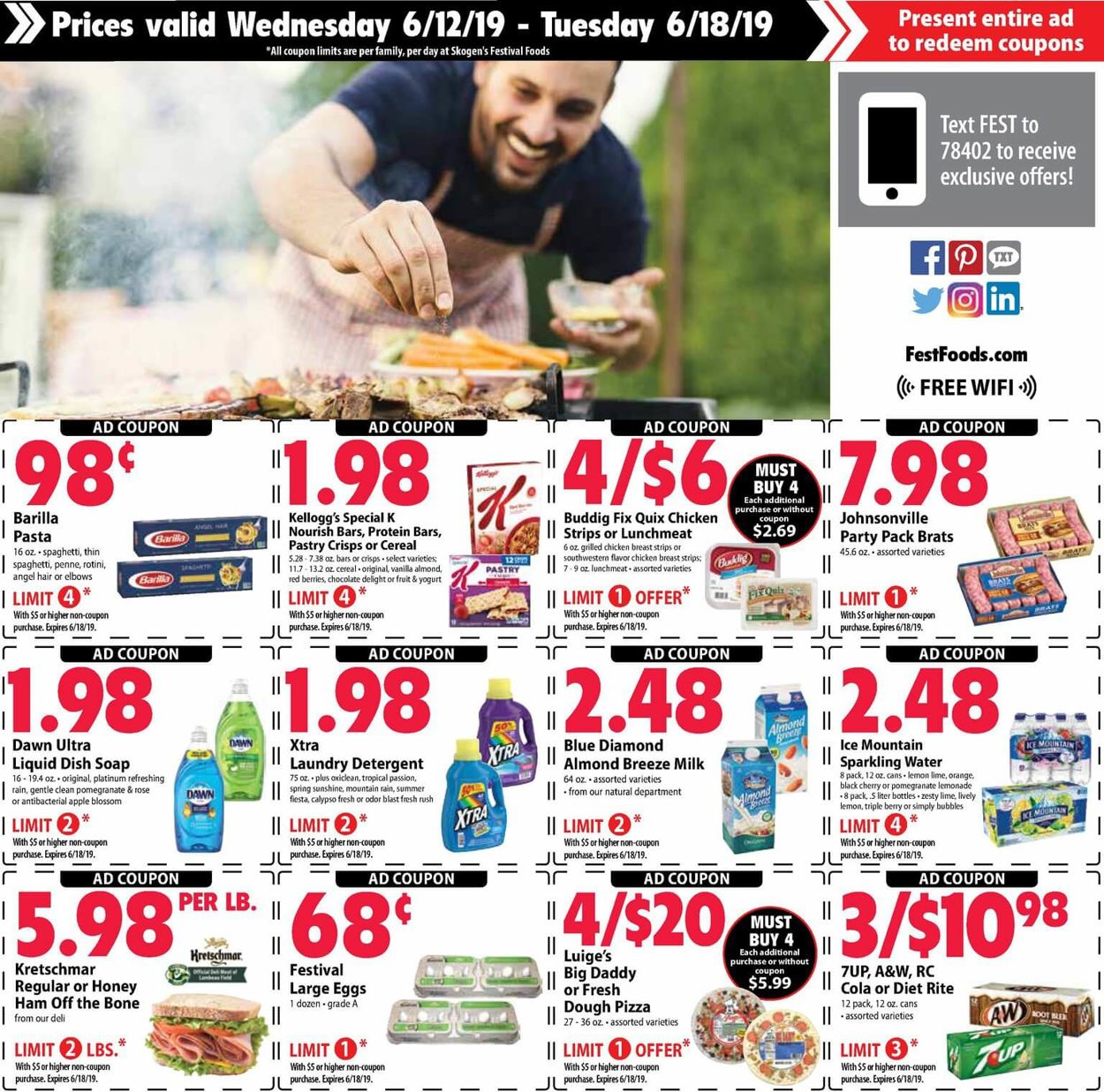 Festival Foods Weekly Ad Circular - valid 06/12-06/18/2019 (Page 2)