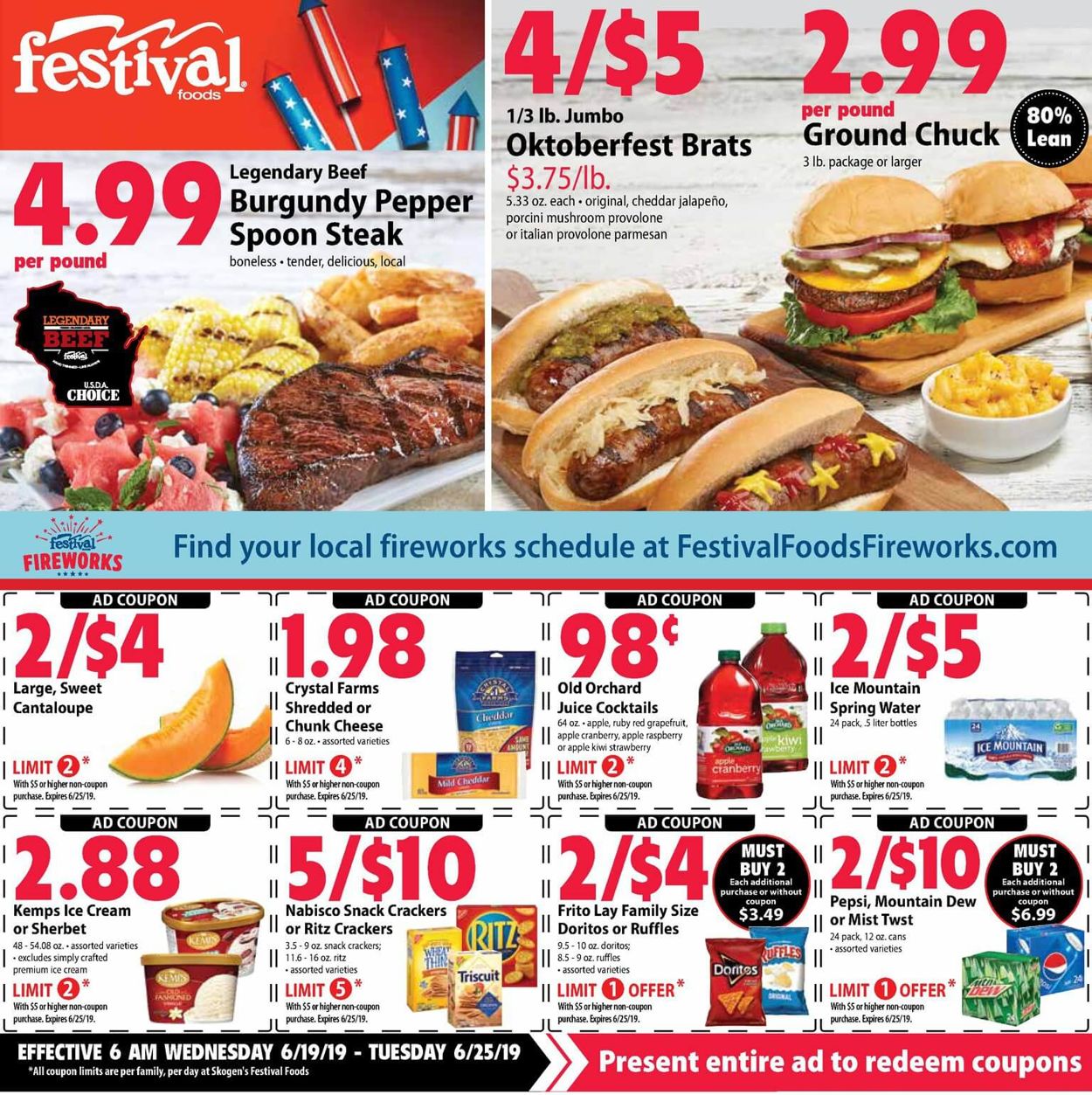 Festival Foods Weekly Ad Circular - valid 06/12-06/25/2019