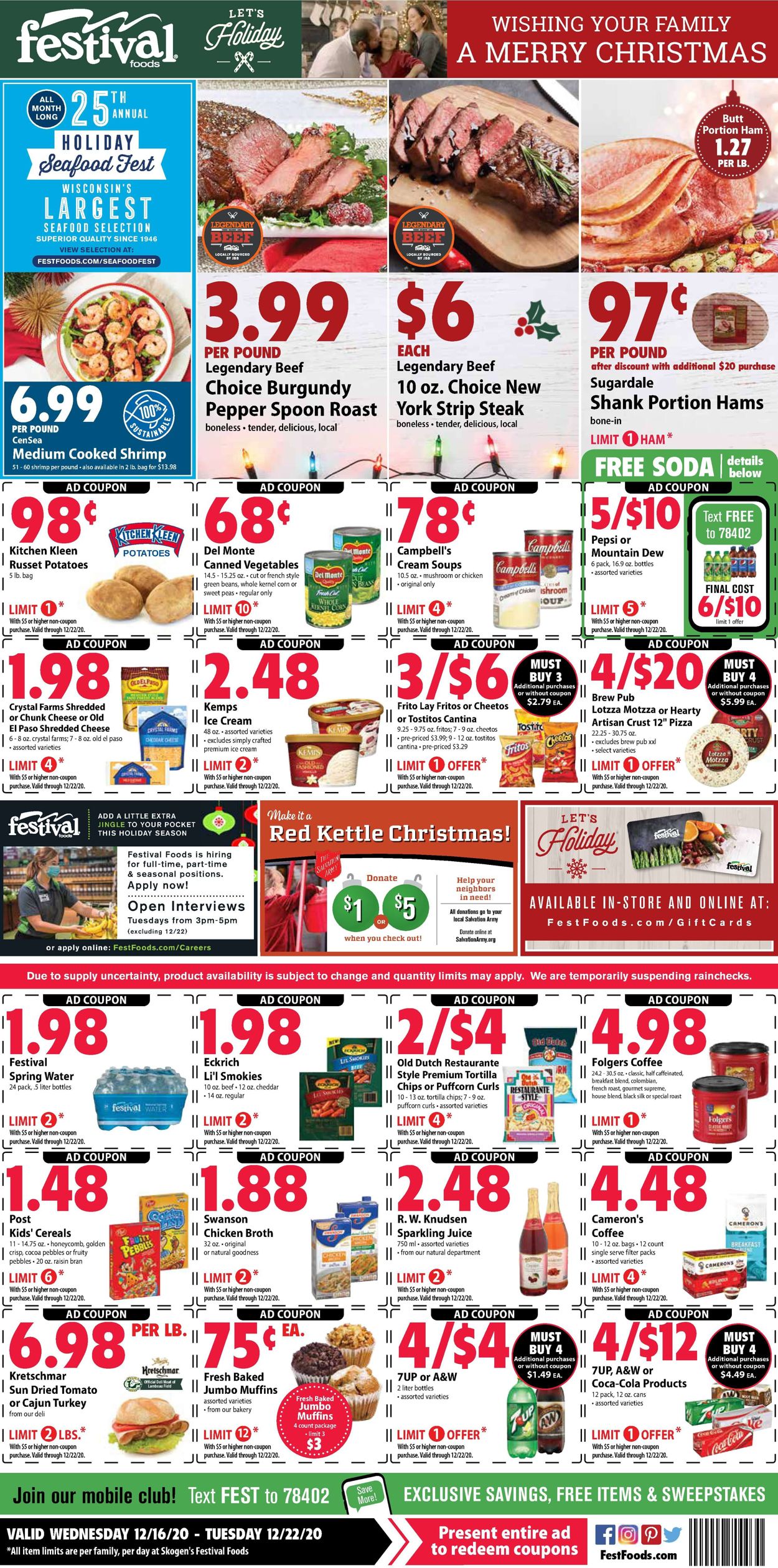 Festival Foods Weekly Ad Circular - valid 12/16-12/22/2020 (Page 3)