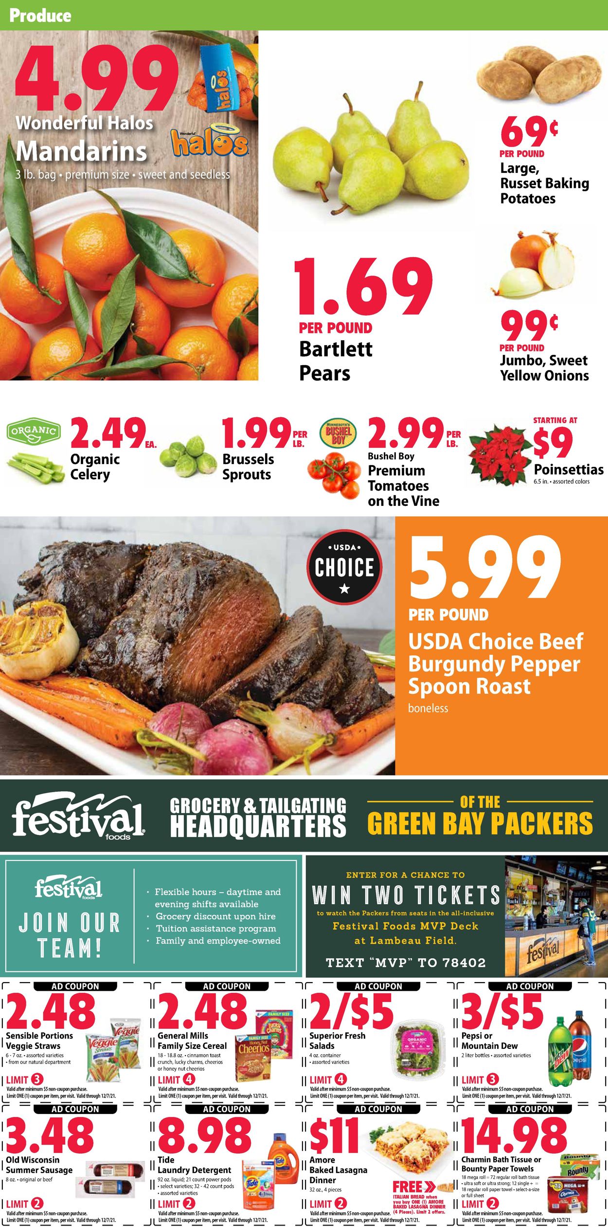 Festival Foods HOLIDAYS 2021 Weekly Ad Circular - valid 12/01-12/07/2021 (Page 8)