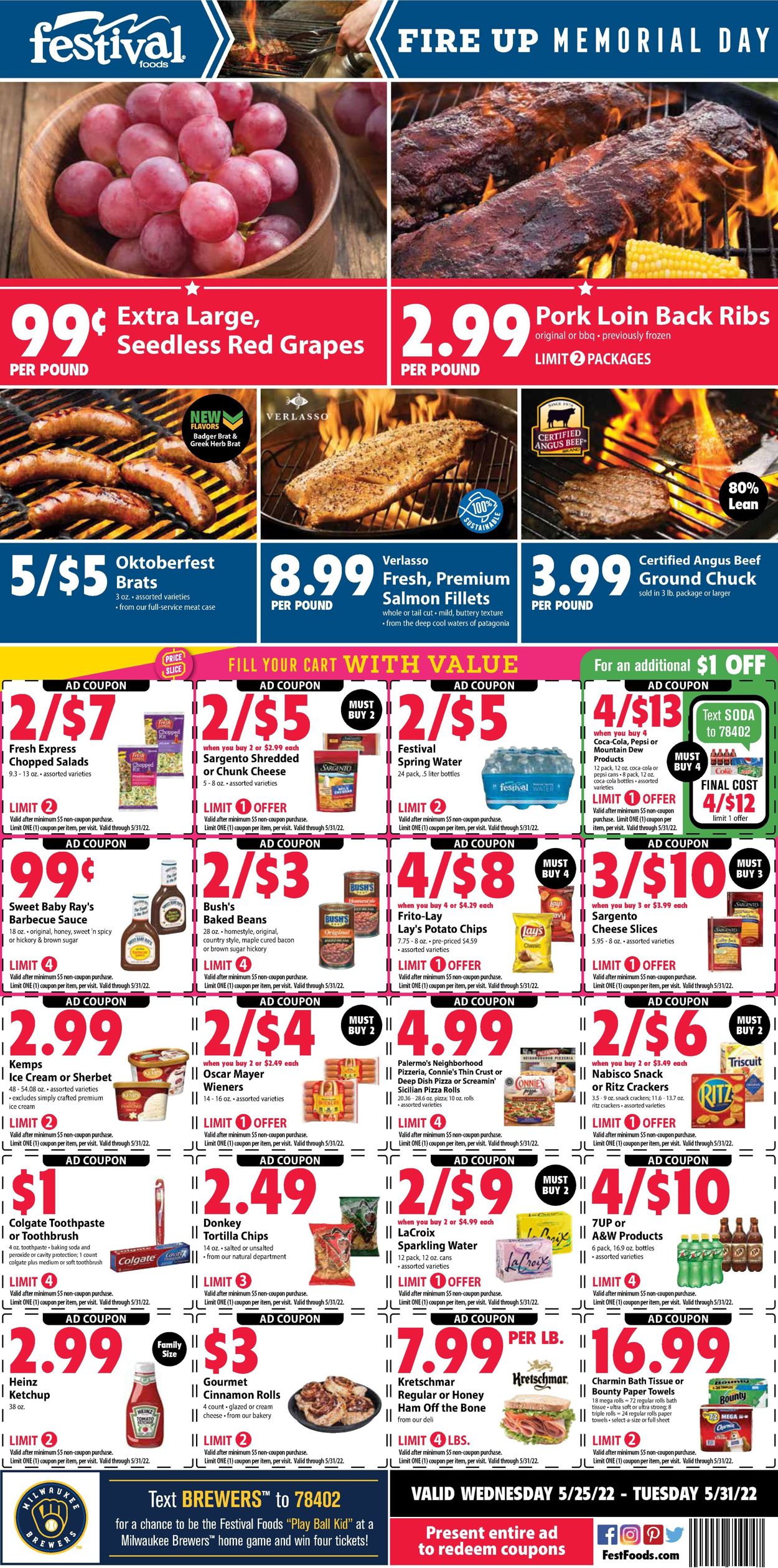 Festival Foods Weekly Ad Circular - valid 05/25-05/31/2022 (Page 2)