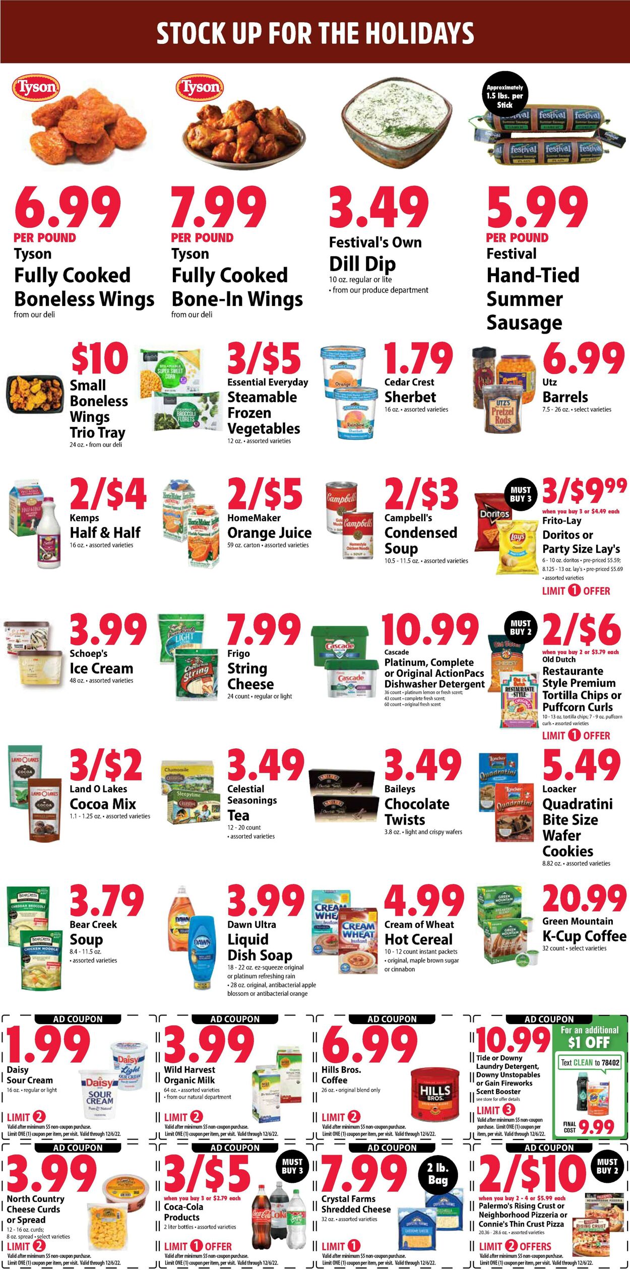 Festival Foods Weekly Ad Circular - valid 11/30-12/06/2022 (Page 5)