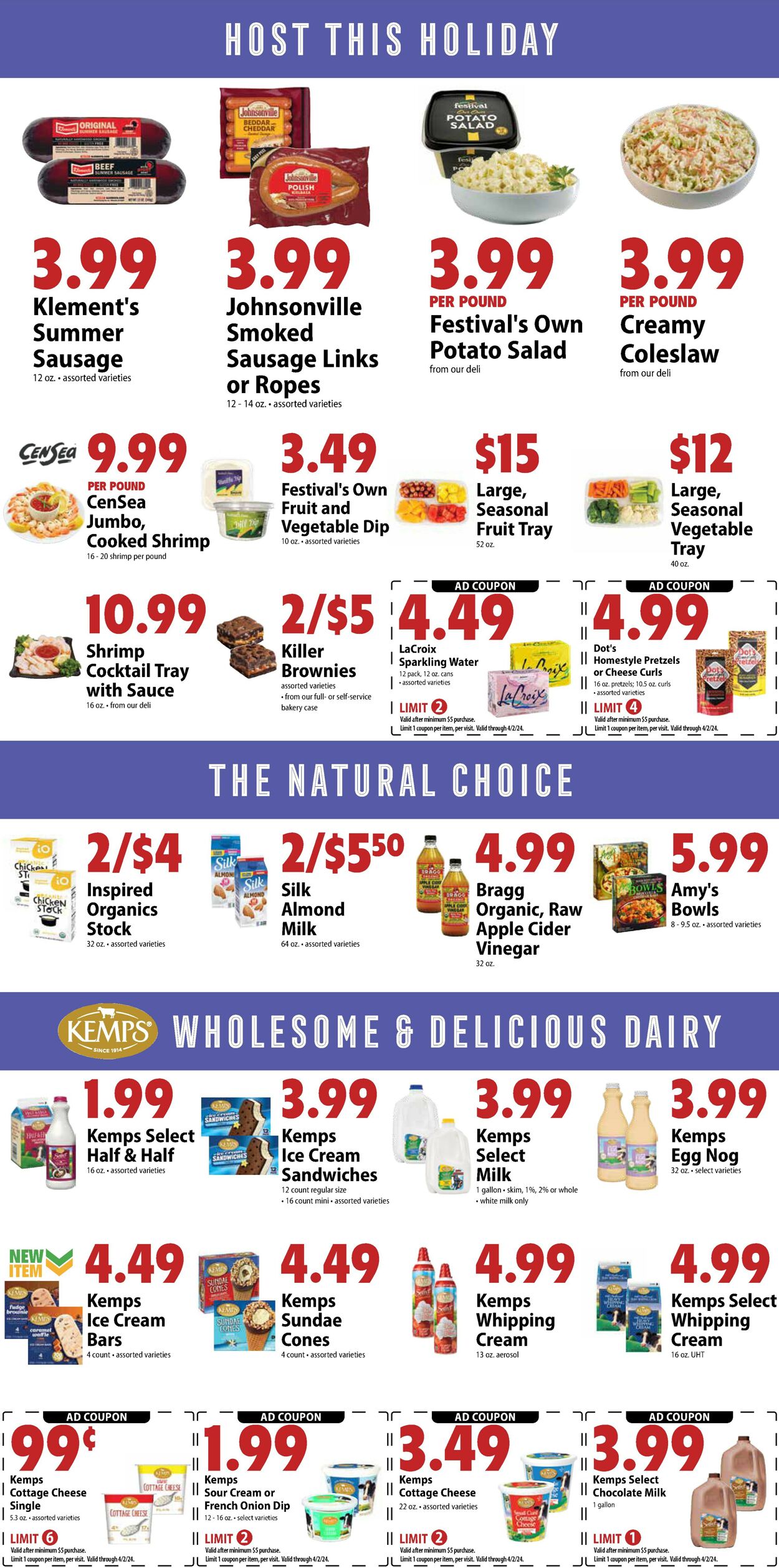 Festival Foods Weekly Ad Circular - valid 03/27-04/02/2024 (Page 4)