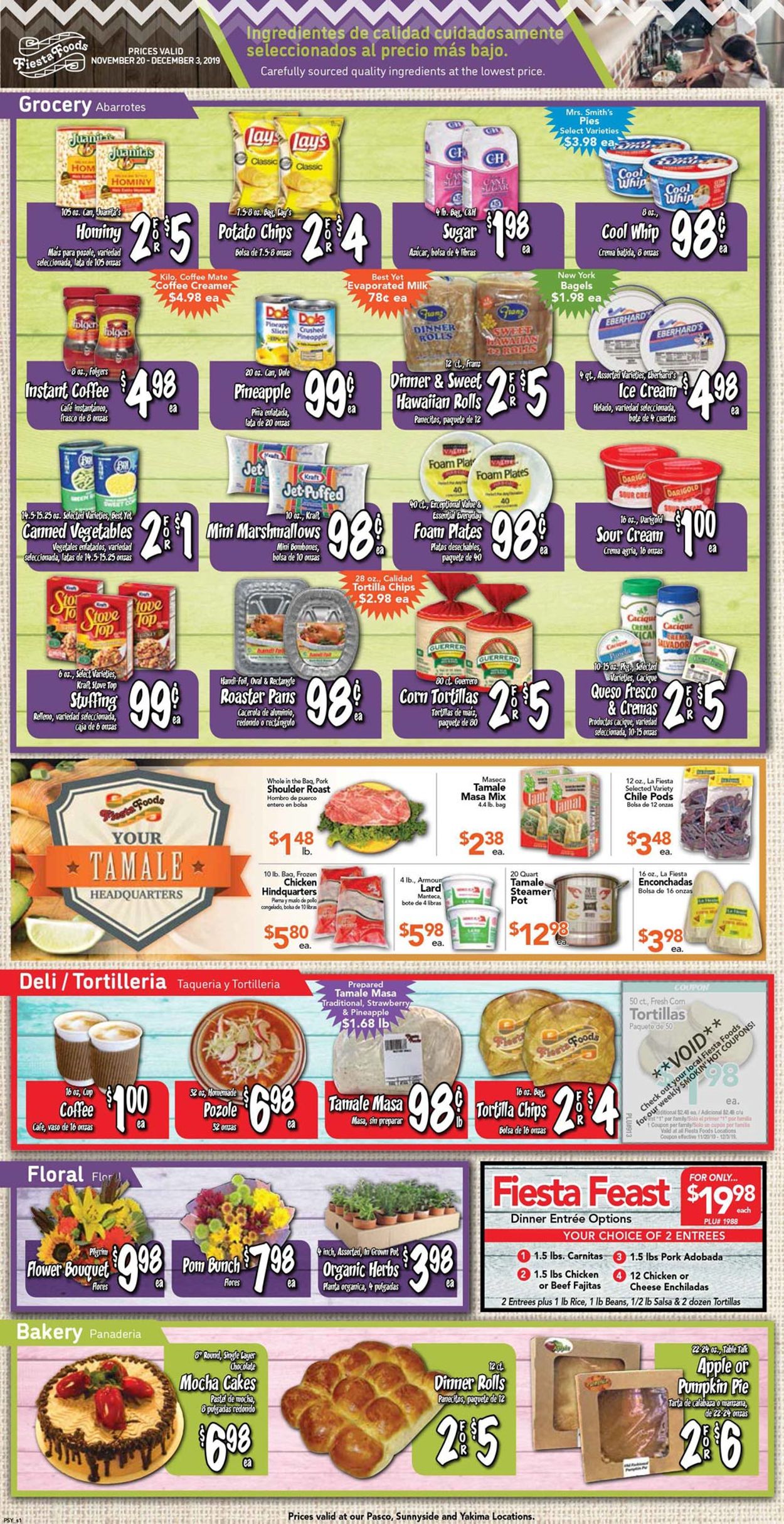 Fiesta Foods SuperMarkets Weekly Ad Circular - valid 11/20-12/03/2019