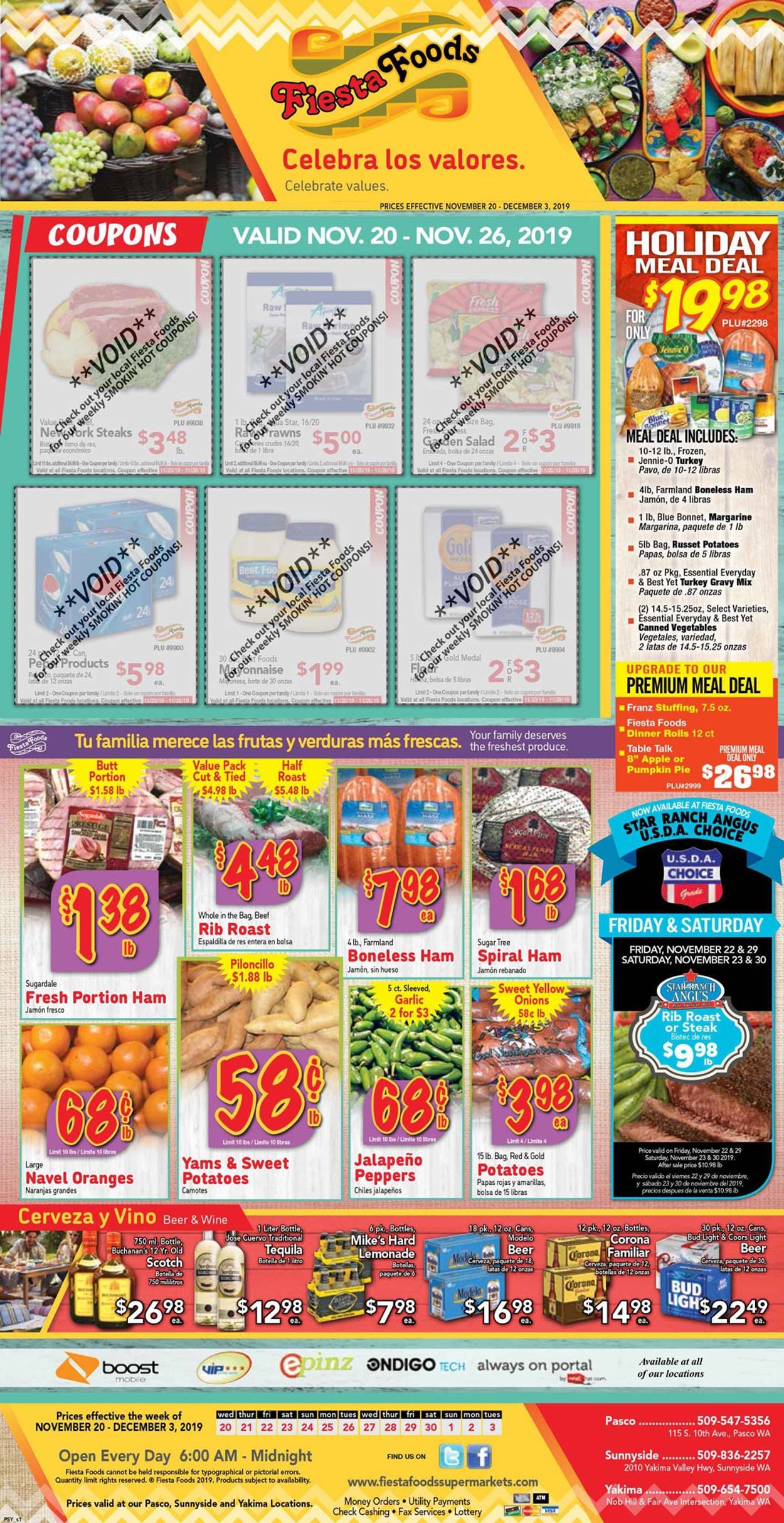 Fiesta Foods SuperMarkets Weekly Ad Circular - valid 11/20-12/03/2019 (Page 2)