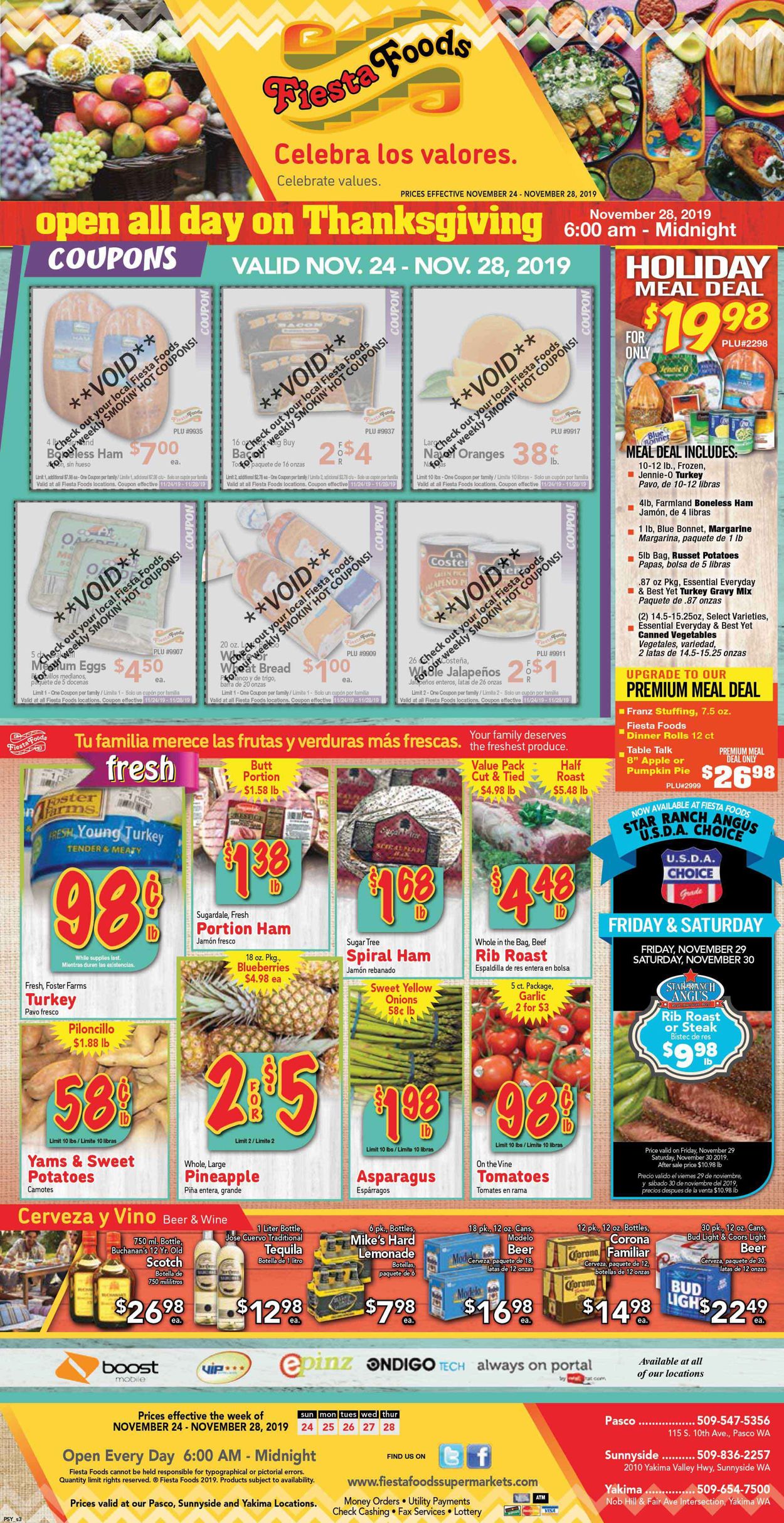 Fiesta Foods SuperMarkets Weekly Ad Circular - valid 11/24-11/28/2019 (Page 2)