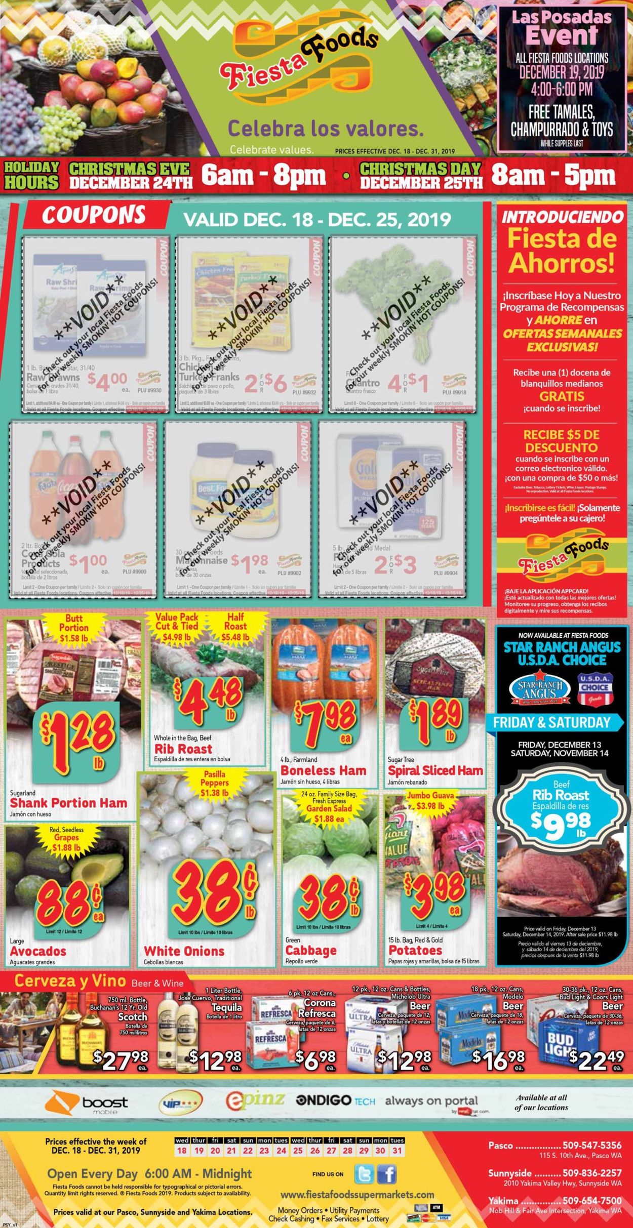 Fiesta Foods SuperMarkets Weekly Ad Circular - valid 12/18-12/25/2019