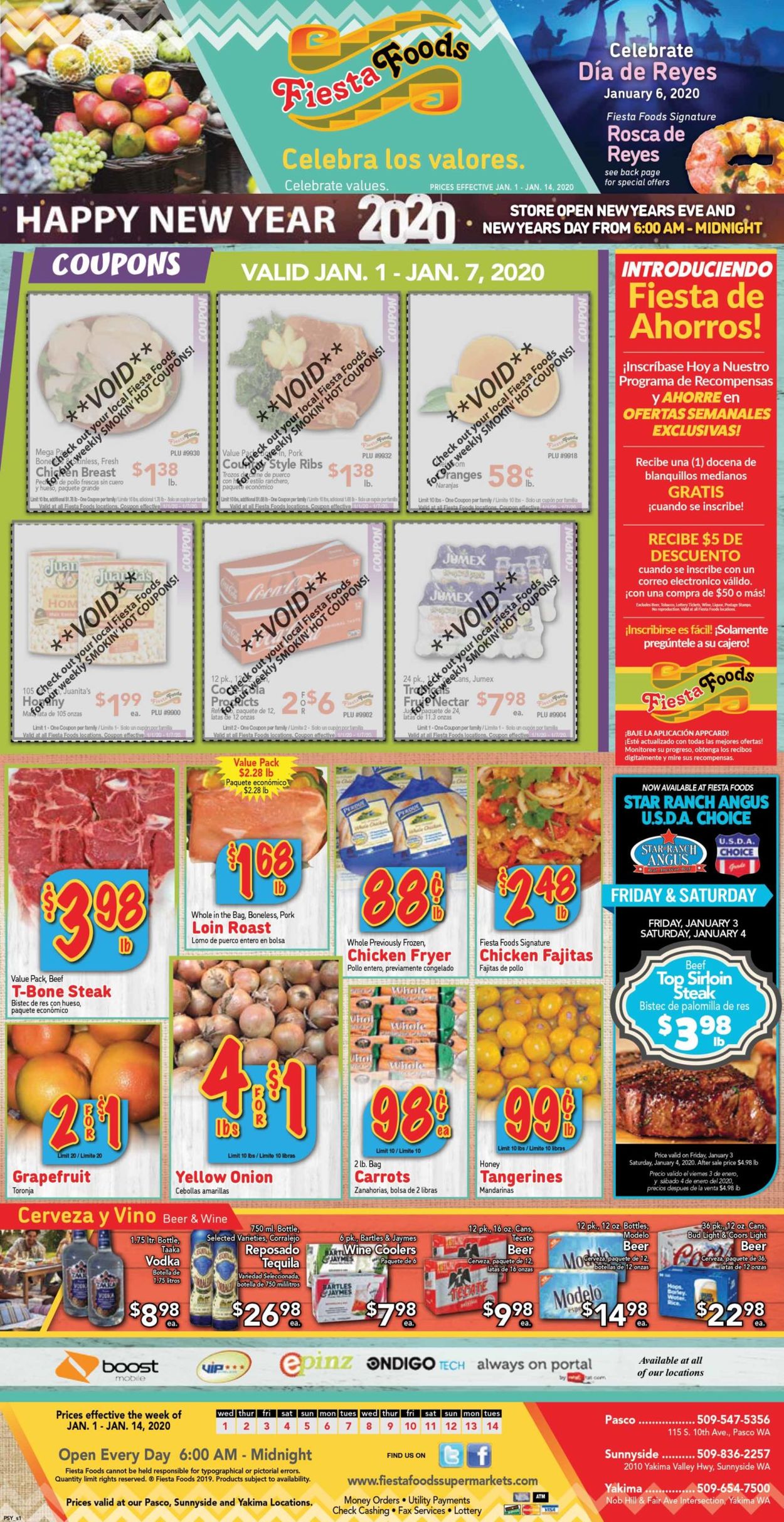 Fiesta Foods SuperMarkets Weekly Ad Circular - valid 01/01-01/07/2020