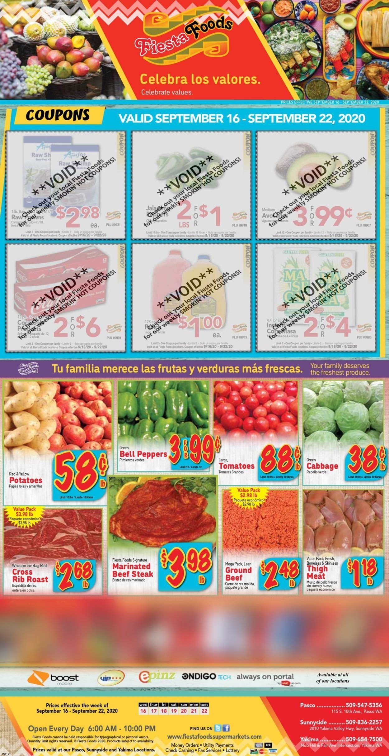 Fiesta Foods SuperMarkets Weekly Ad Circular - valid 09/16-09/22/2020