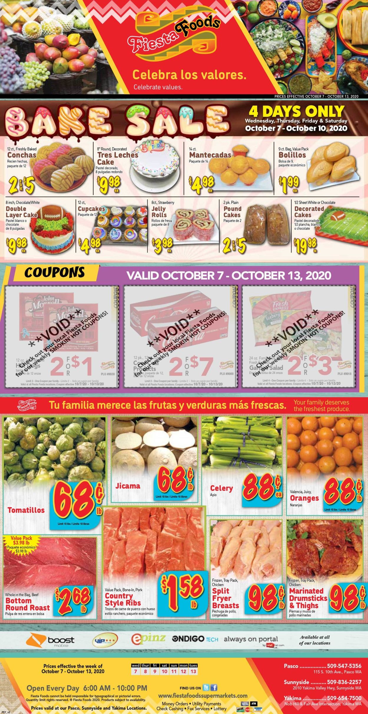 Fiesta Foods SuperMarkets Weekly Ad Circular - valid 10/07-10/13/2020
