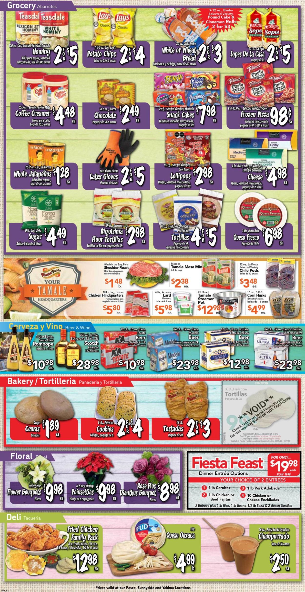 Fiesta Foods SuperMarkets Thanksgiving 2020 Weekly Ad Circular - valid 11/25-12/01/2020 (Page 2)