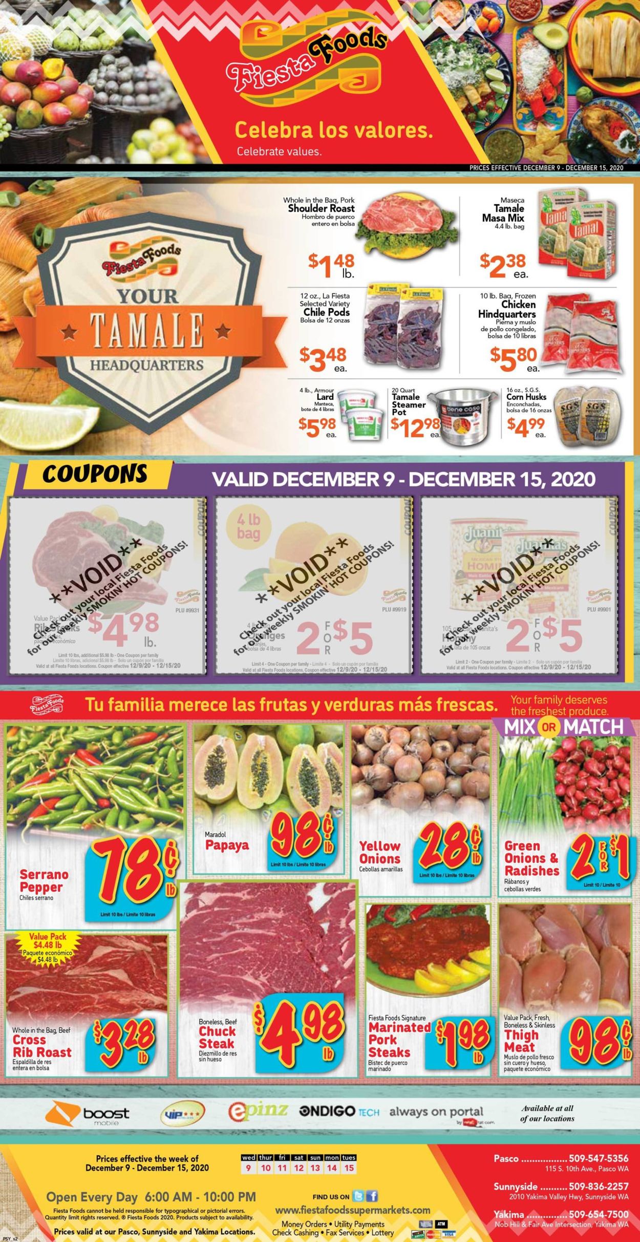 Fiesta Foods SuperMarkets Weekly Ad Circular - valid 12/09-12/15/2020