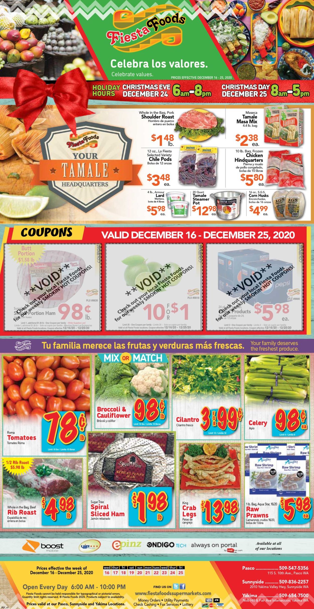 Fiesta Foods SuperMarkets Weekly Ad Circular - valid 12/16-12/25/2020