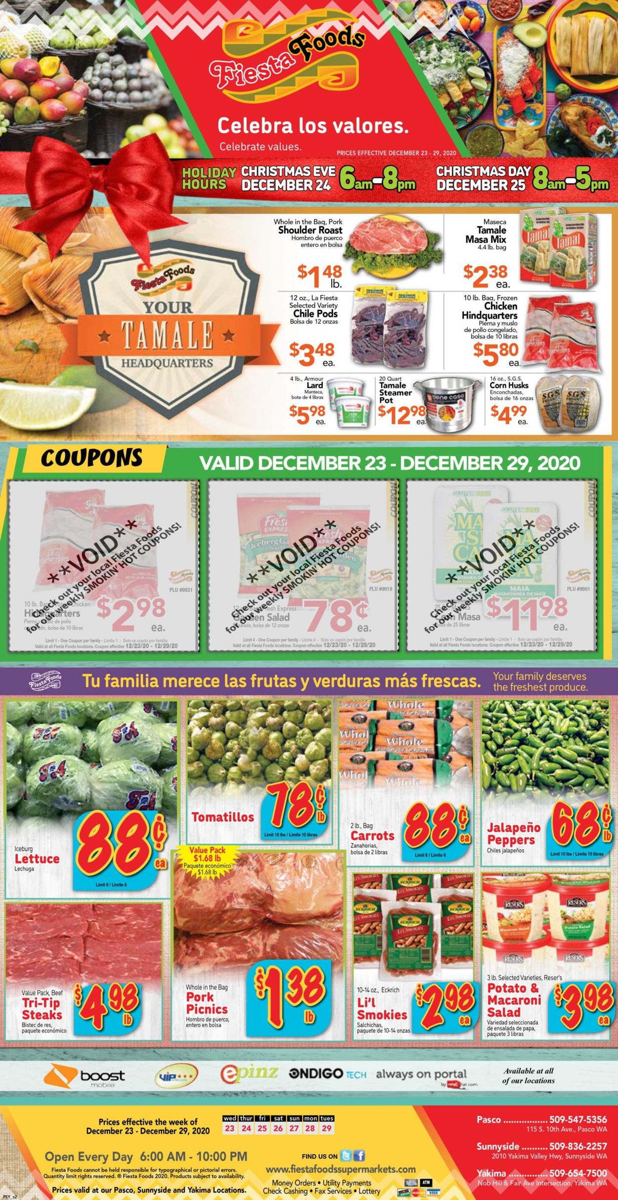 Fiesta Foods SuperMarkets Weekly Ad Circular - valid 12/23-12/29/2020