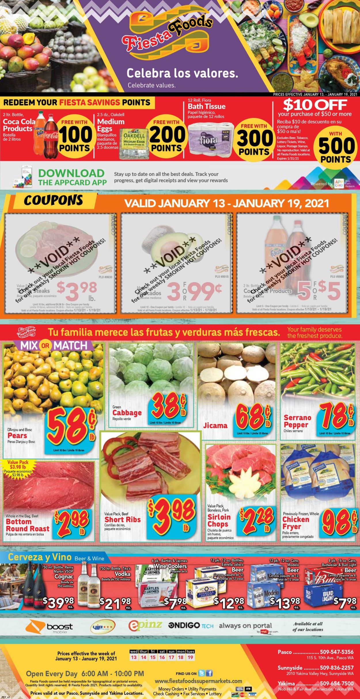 Fiesta Foods SuperMarkets Weekly Ad Circular - valid 01/13-01/19/2021