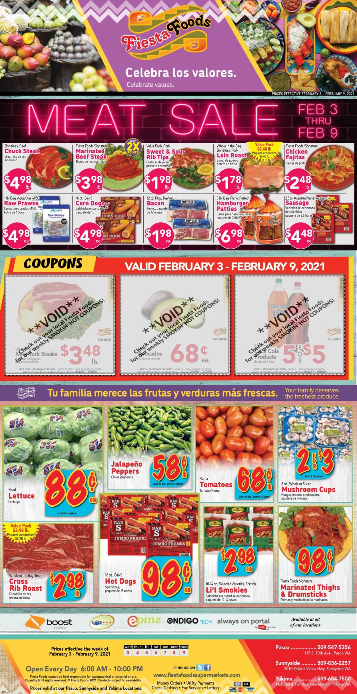 Fiesta Foods SuperMarkets Weekly Ad Circular - valid 02/03-02/09/2021