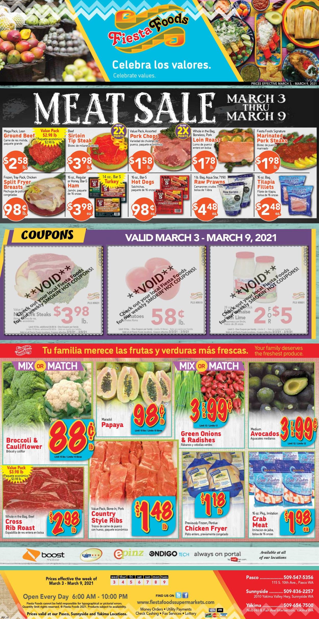 Fiesta Foods SuperMarkets Weekly Ad Circular - valid 03/03-03/09/2021