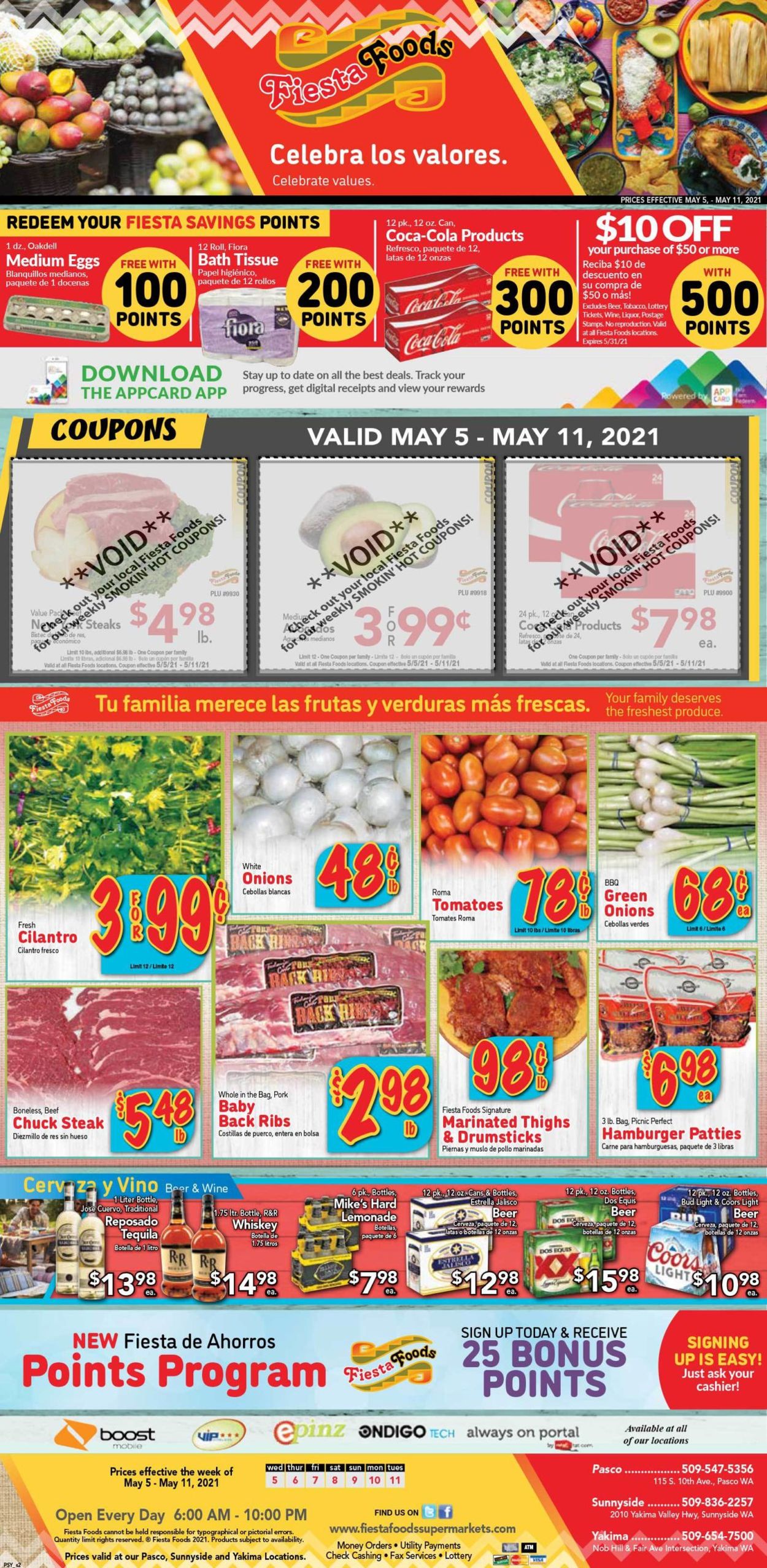 Fiesta Foods SuperMarkets Weekly Ad Circular - valid 05/05-05/11/2021