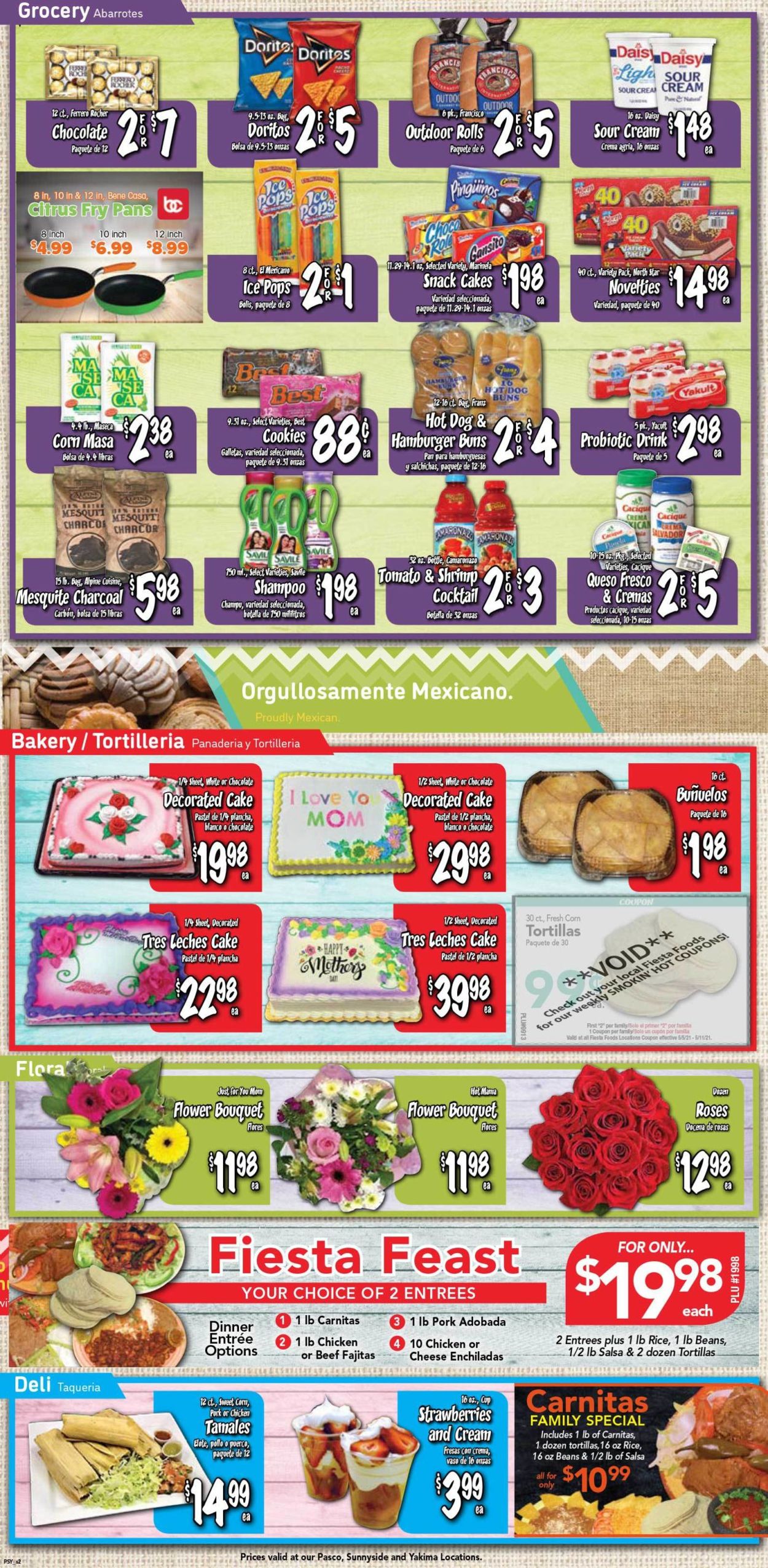 Fiesta Foods SuperMarkets Weekly Ad Circular - valid 05/05-05/11/2021 (Page 2)
